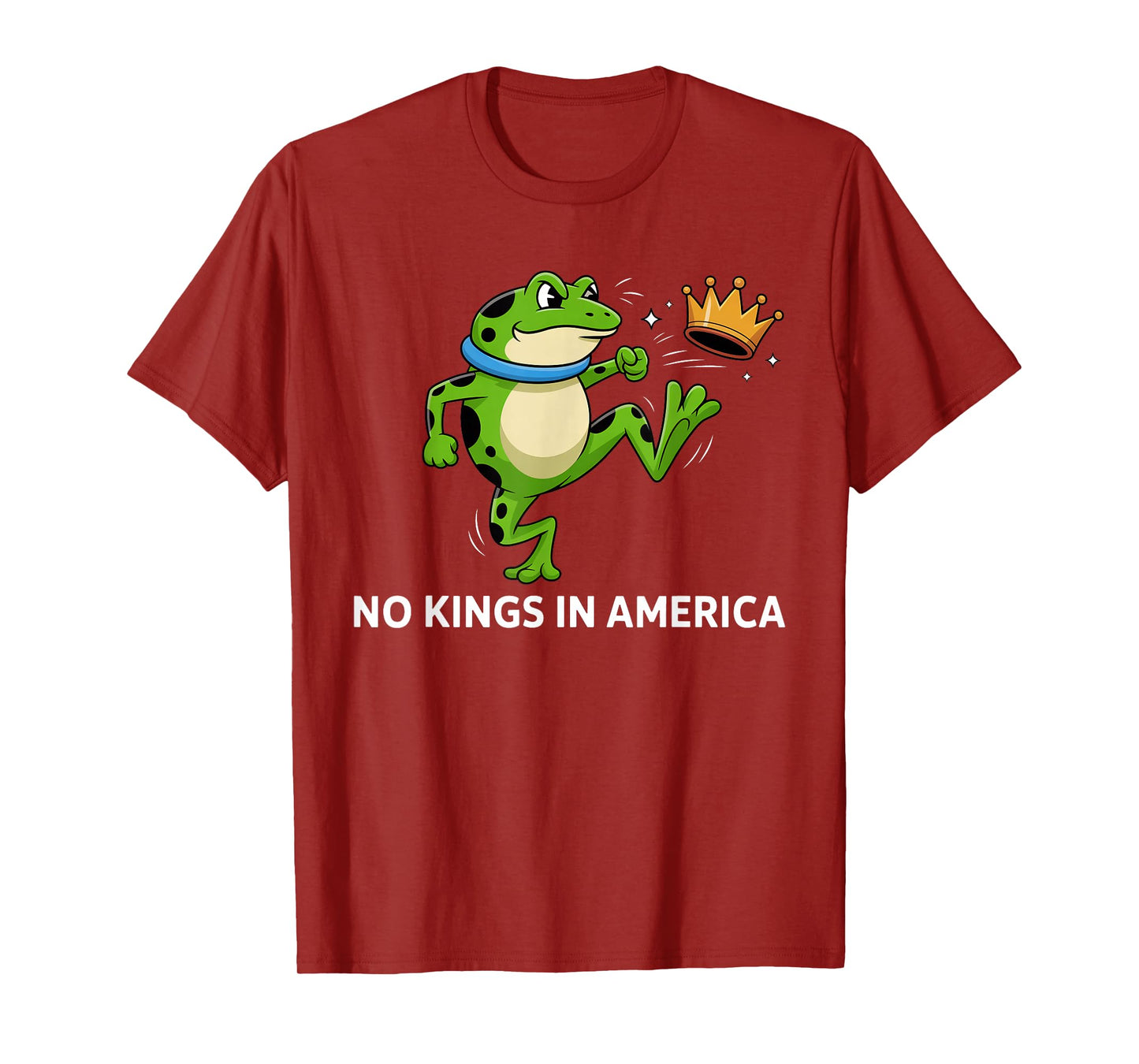 Frog No Kings in America We The People Political T-Shirt