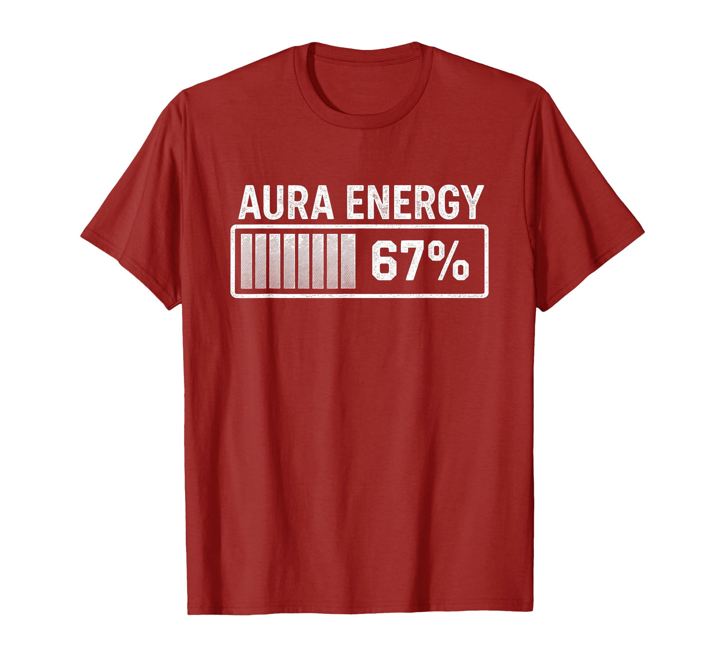 Aura at 67 Funny Six Seven Meme Gen Alpha Slang T-Shirt