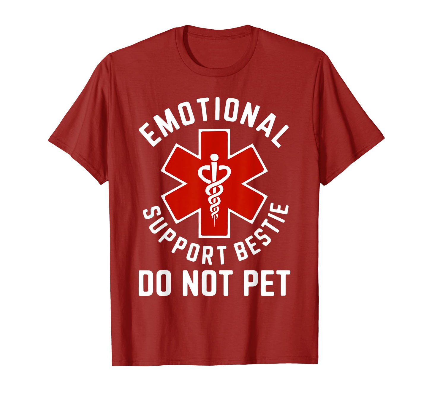 Do Not Pet Emotional Support Bestie Best Friend Matching BFF T-Shirt