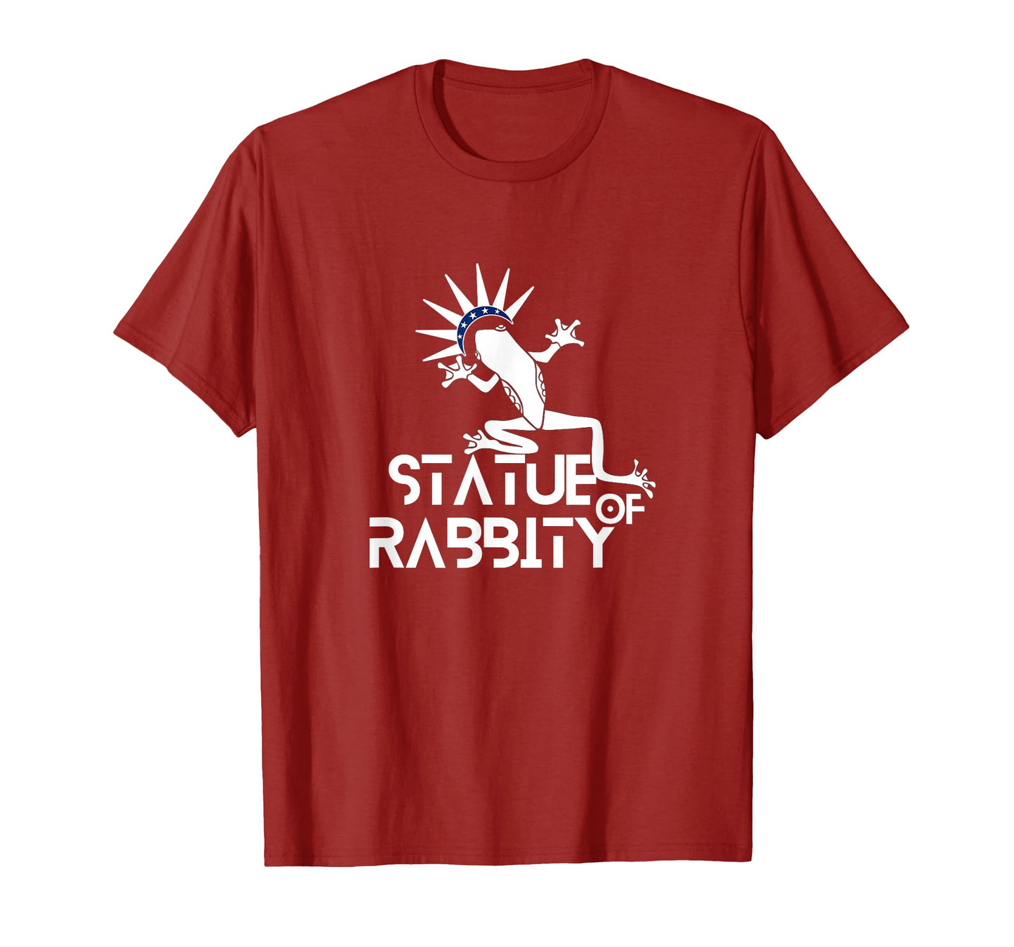 Statue of Ribbity Funny Frog Protest for Man Women T-Shirt