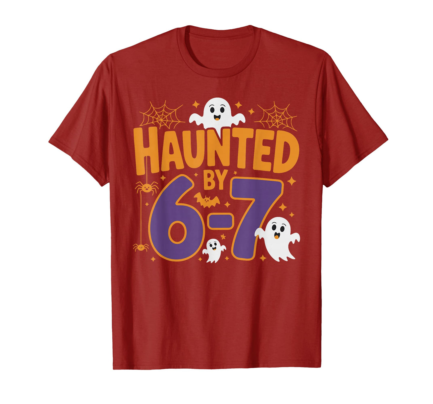 Haunted by 67 Funny Ghost Halloween Costume T-Shirt