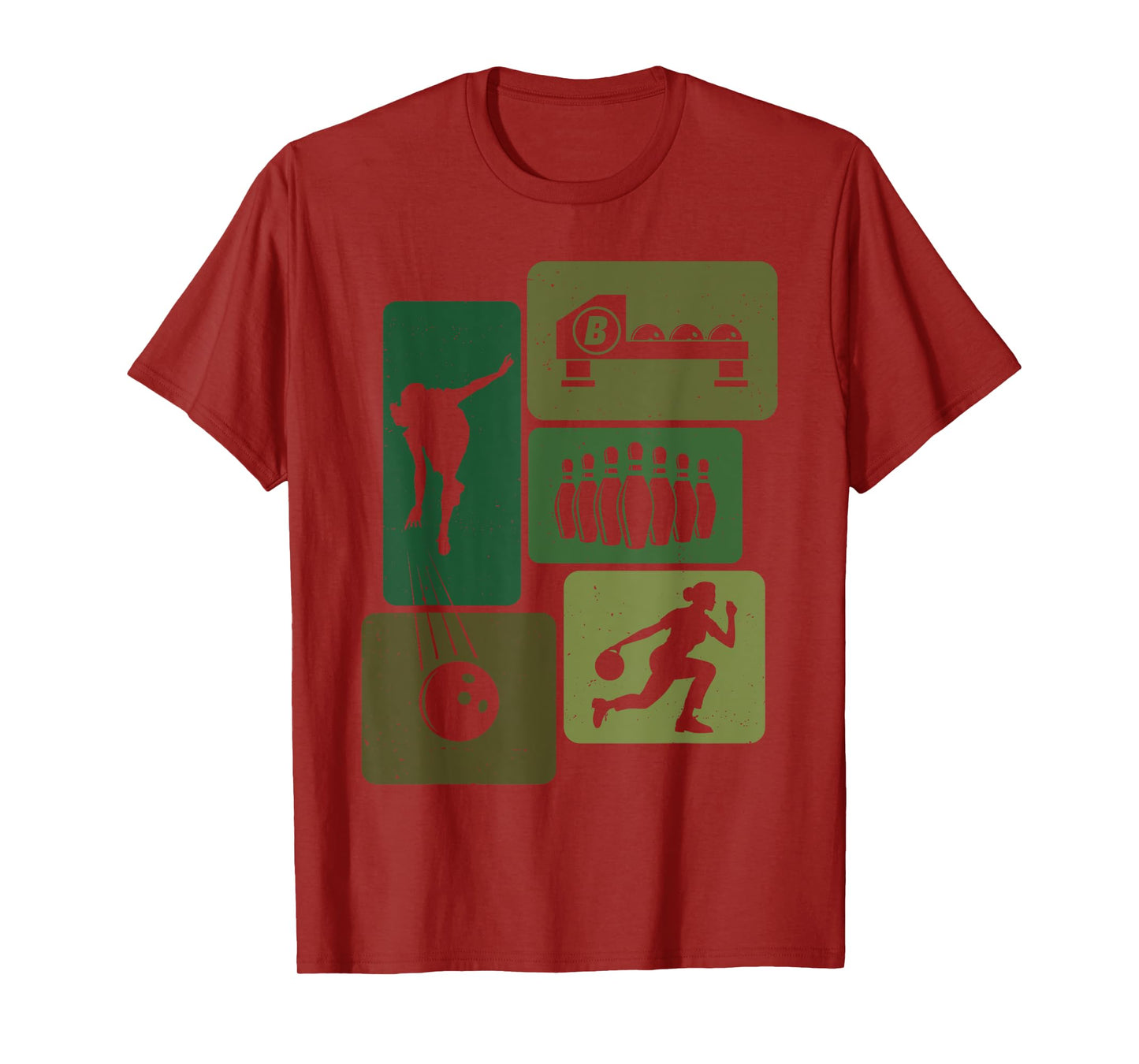 Funny Bowling Player Bowler Game Enthusiast Outfit Women T-Shirt