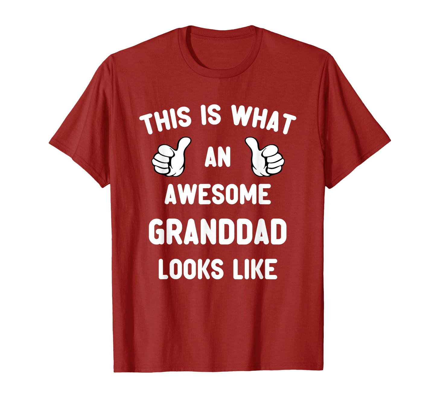 This Is What An Awesome Granddad Looks Like Grandpa Cool T-Shirt