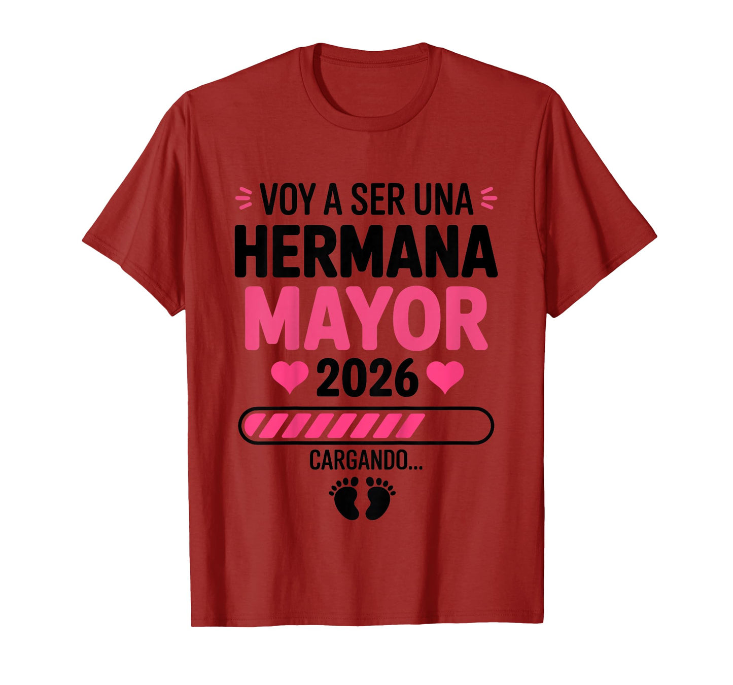 Kids Hermana Mayor 2026 Big Sister 2026 Spanish T-Shirt