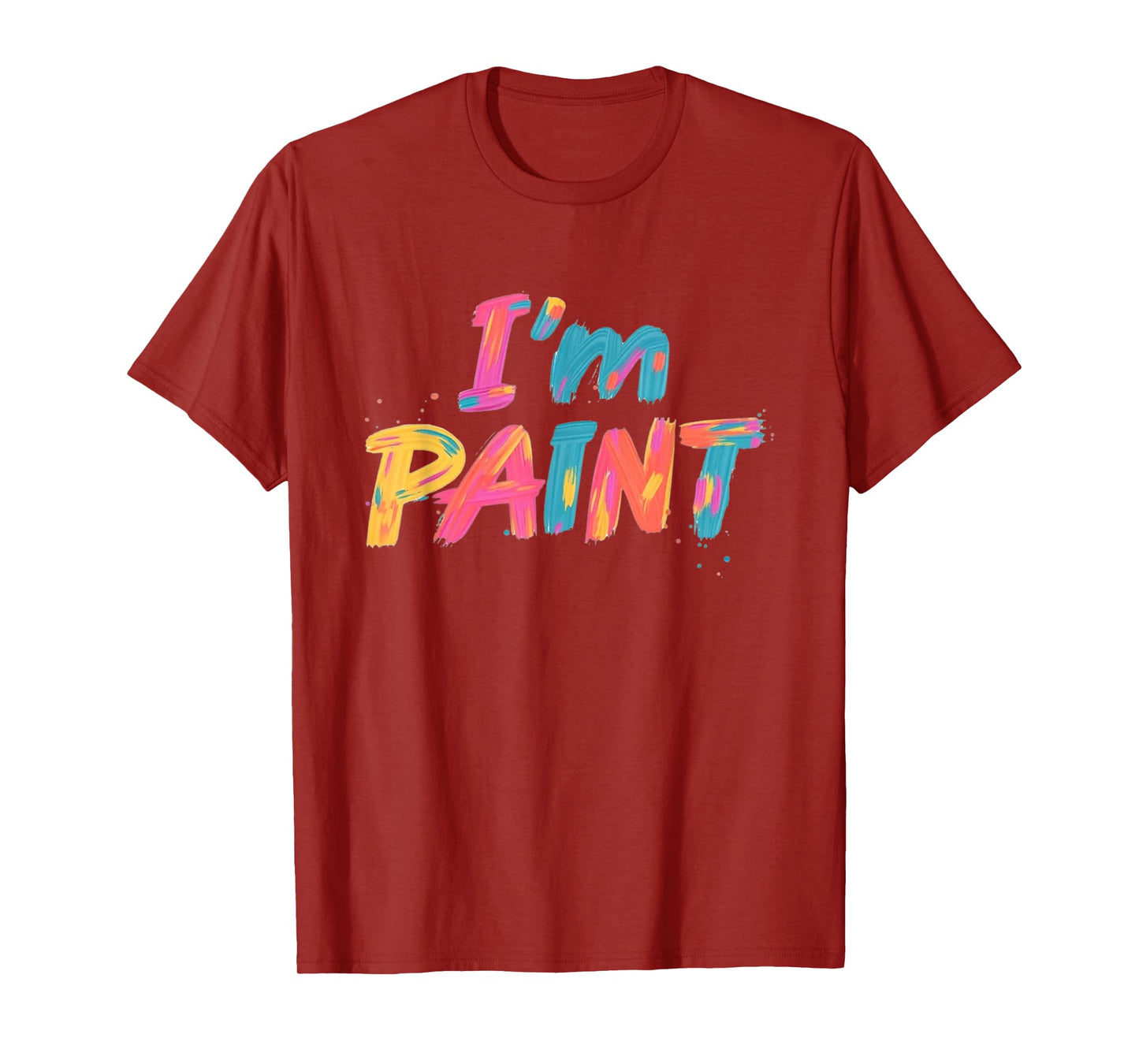 I Heart Love To Finger Paint I'm Paint Cute Couple Valentine T-Shirt