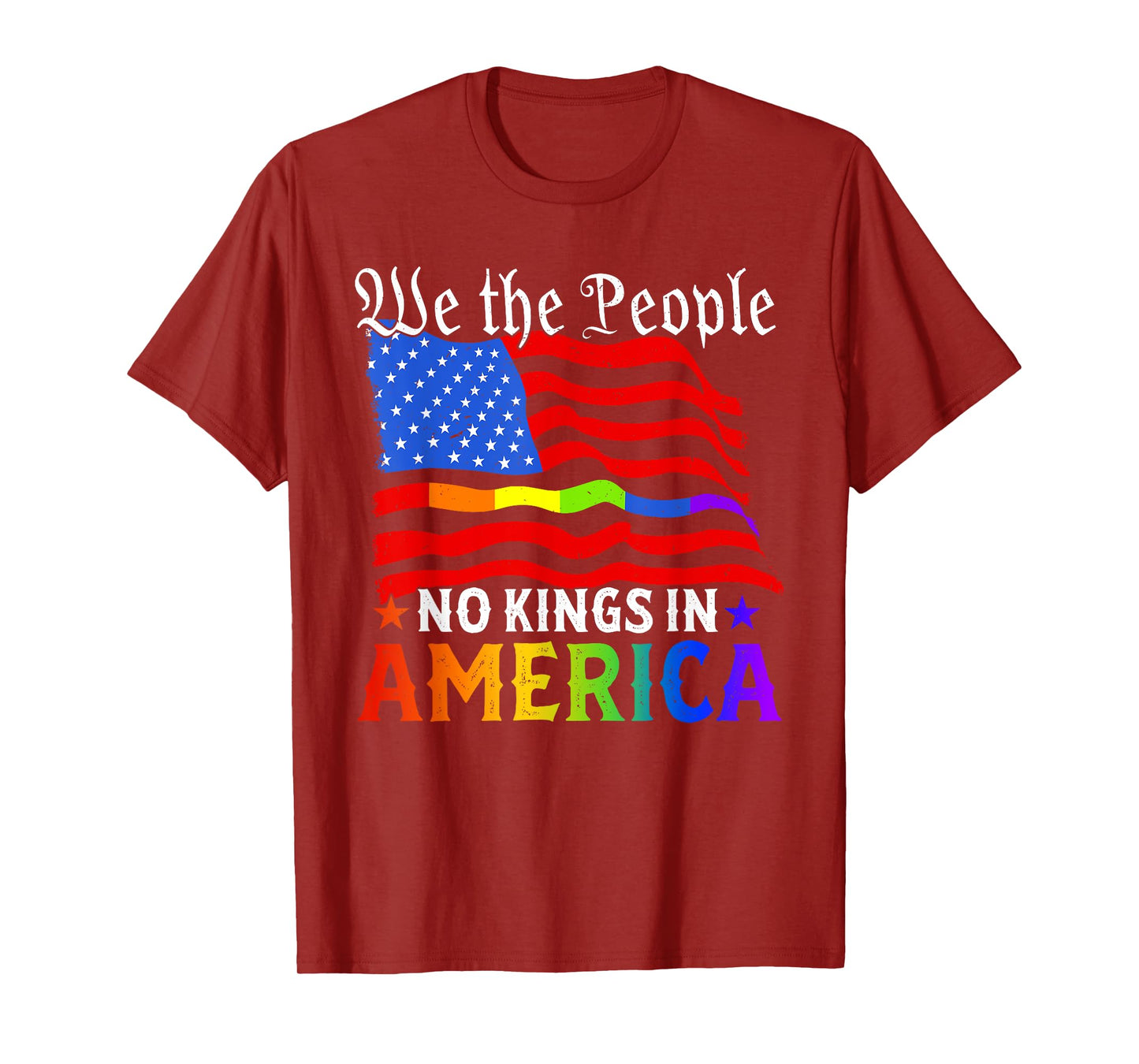 Patriotic Pro-Democracy Protest June 14 No Kings In America T-Shirt