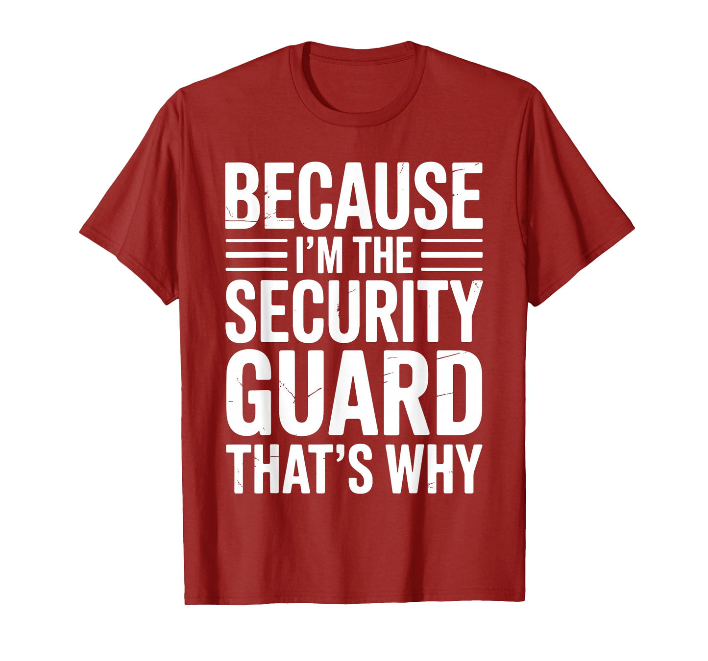 Security Guard Design for Men Women Bouncer Security Guard T-Shirt