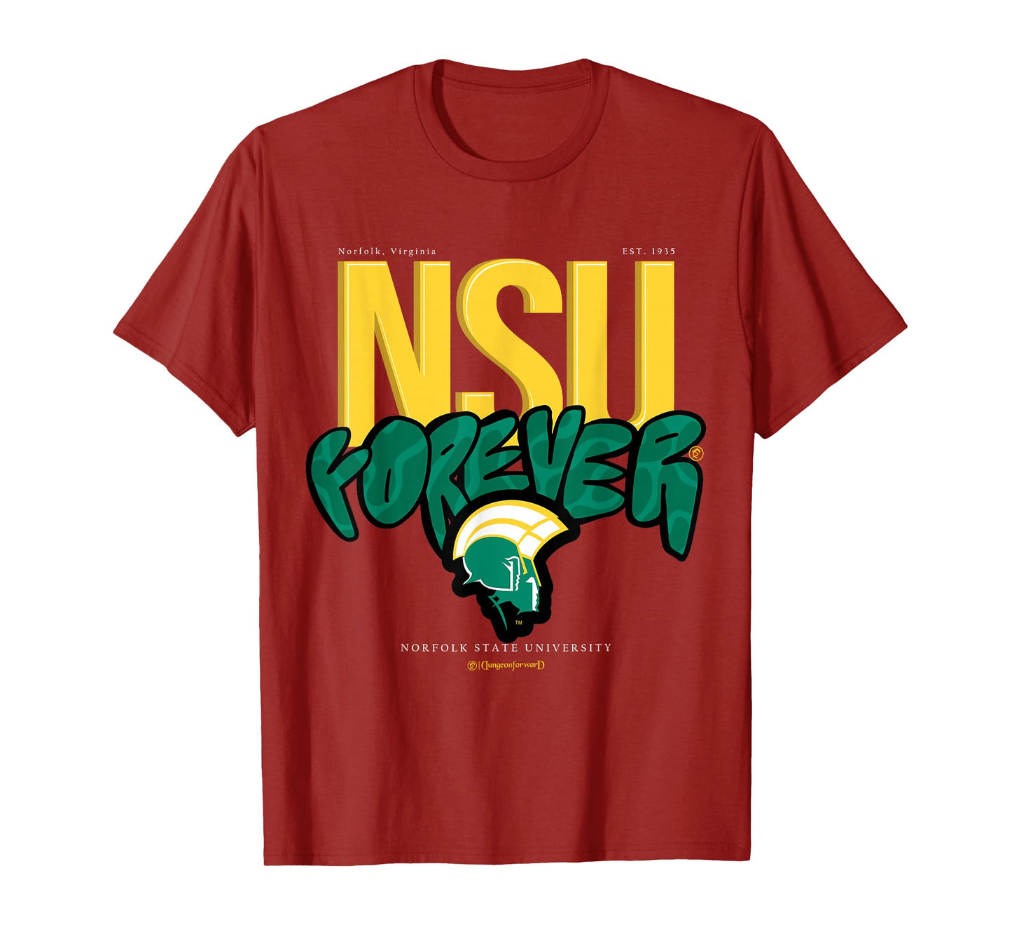 The Yard Essentials - Norfolk State University - NSU Forever T-Shirt