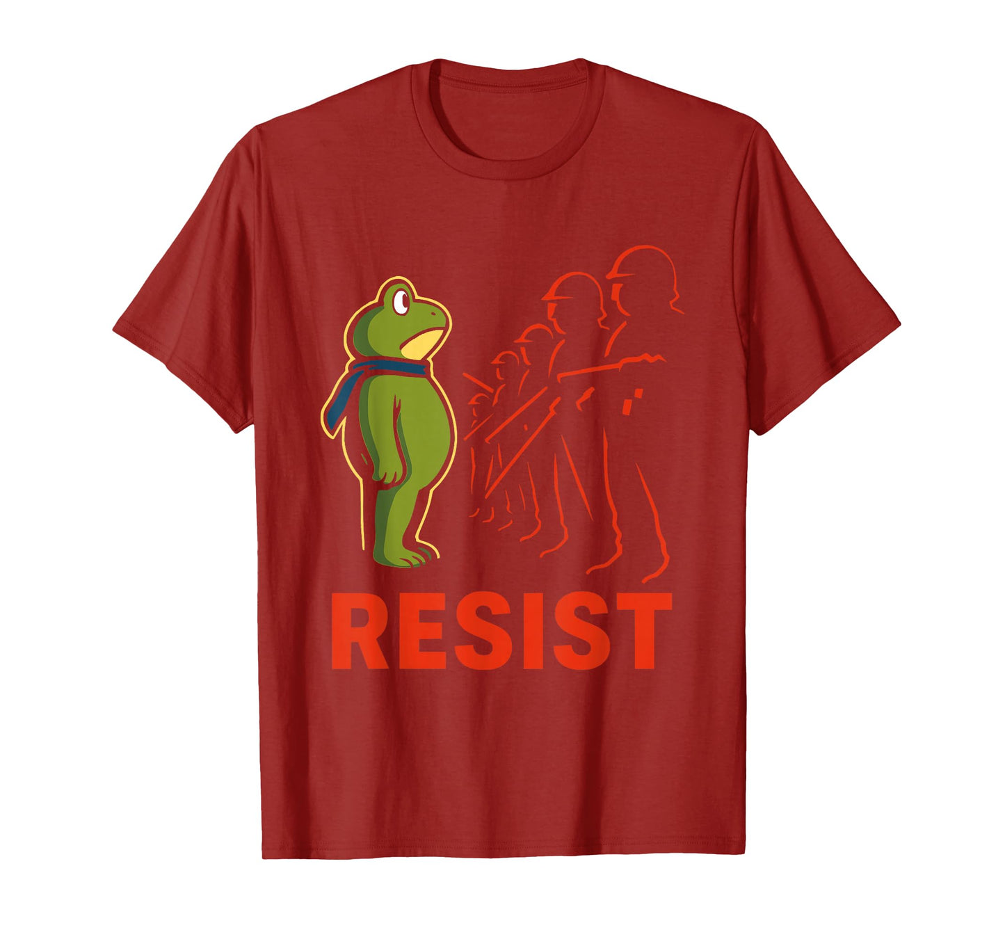 Vintage Portland 2025 Resist Portland Frog Protest Men Women T-Shirt