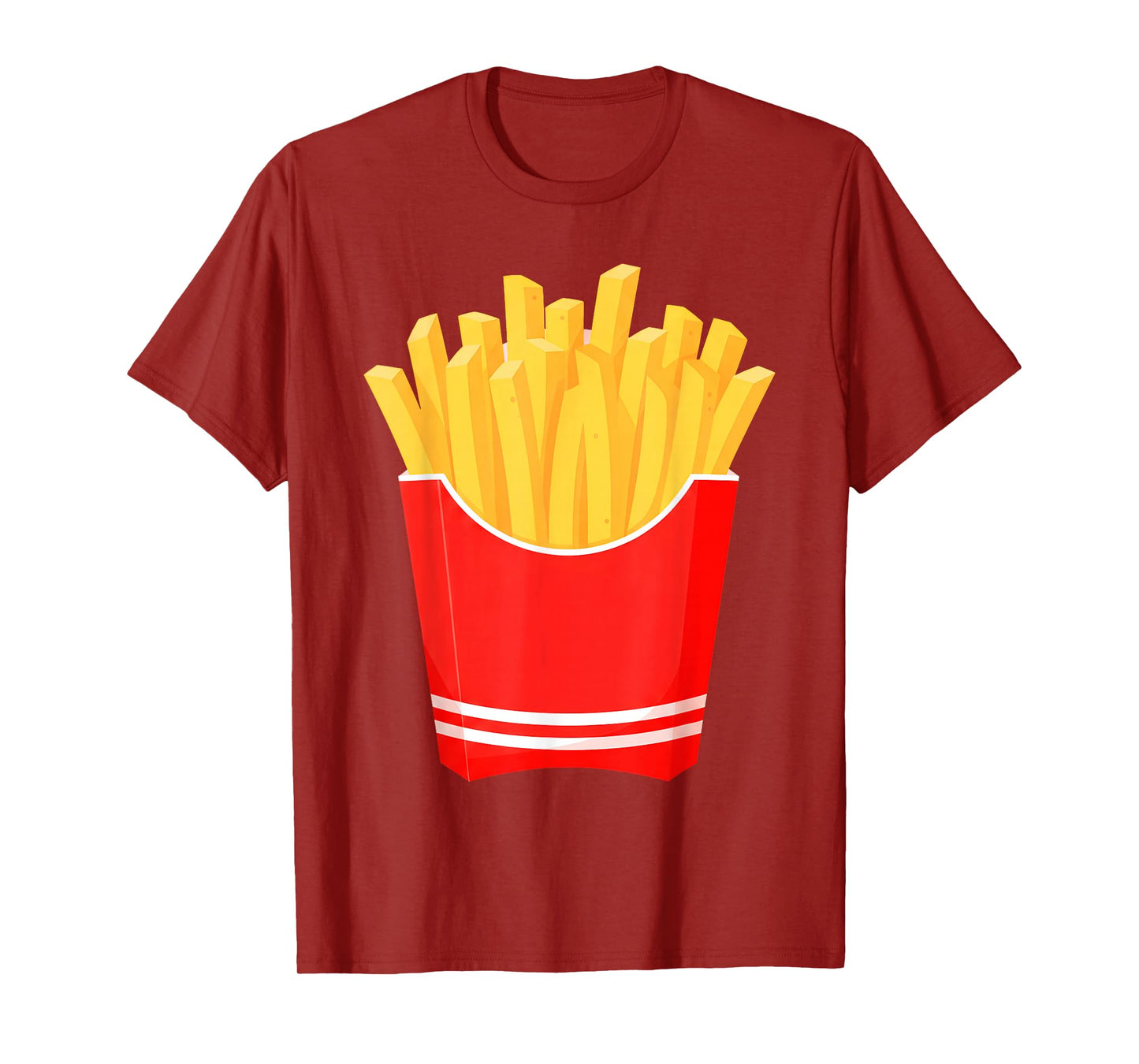 Funny French Fries Fast Food French Fry Halloween Costume T-Shirt