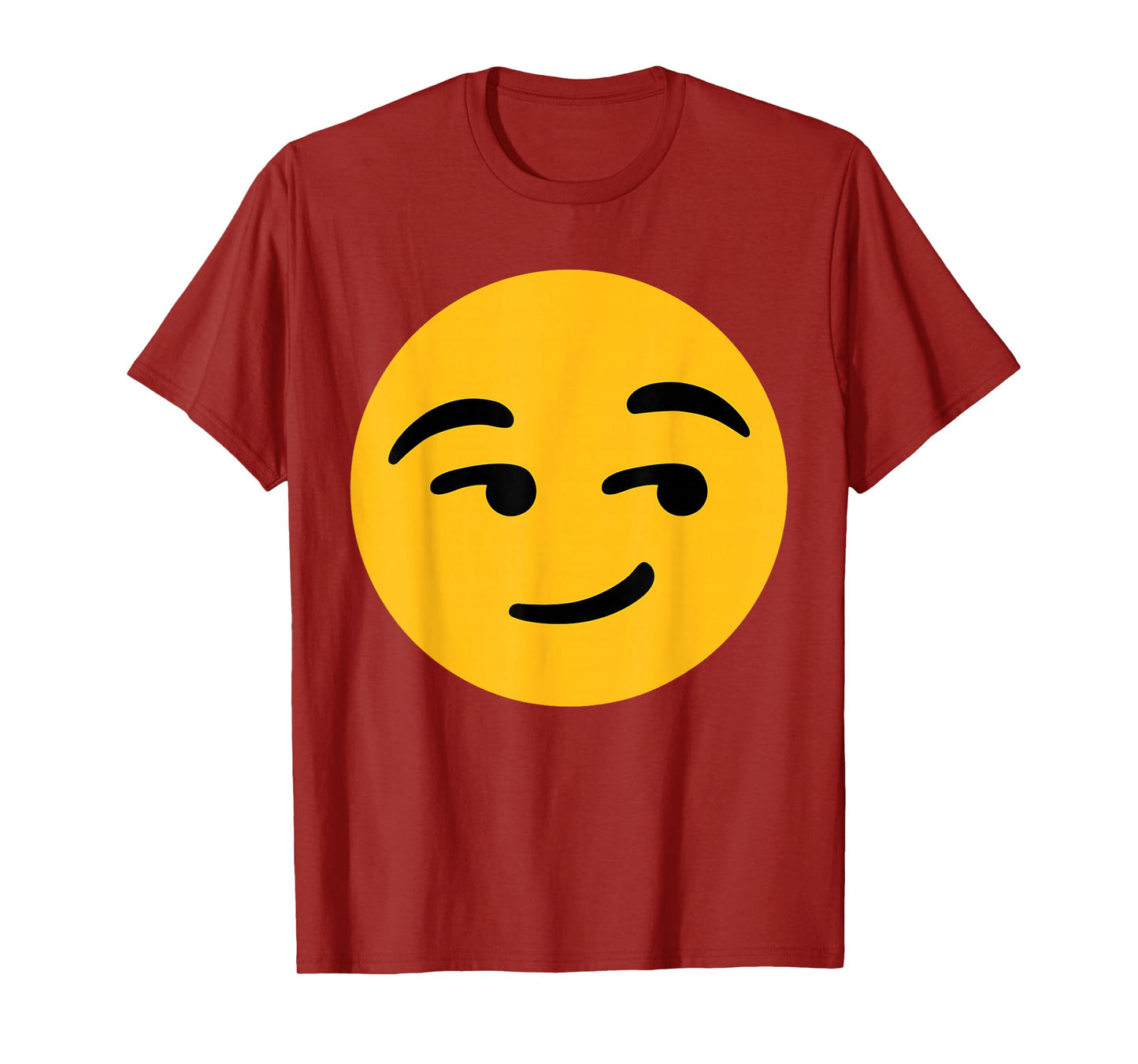Funny Emoticon Smirking Sarcastic Face of Contempt T-Shirt