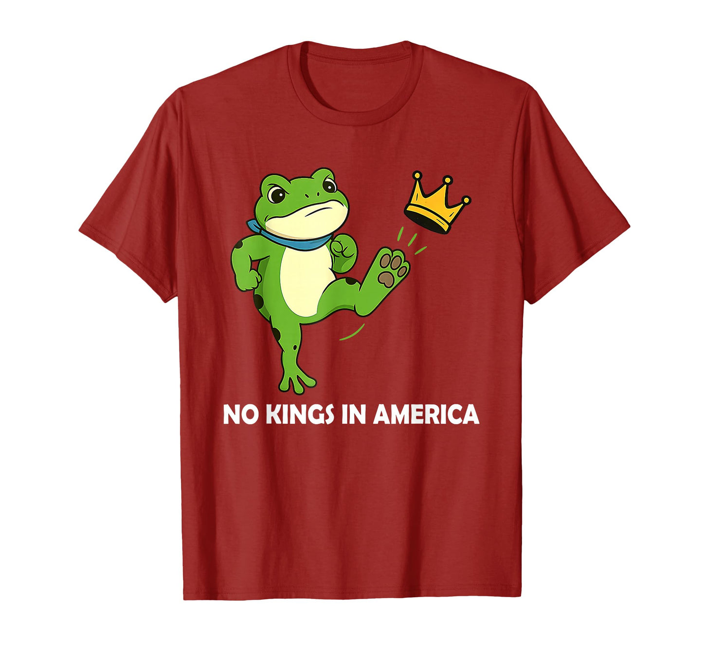 Frog No Kings Shirt Men Women No Kings in America T-Shirt