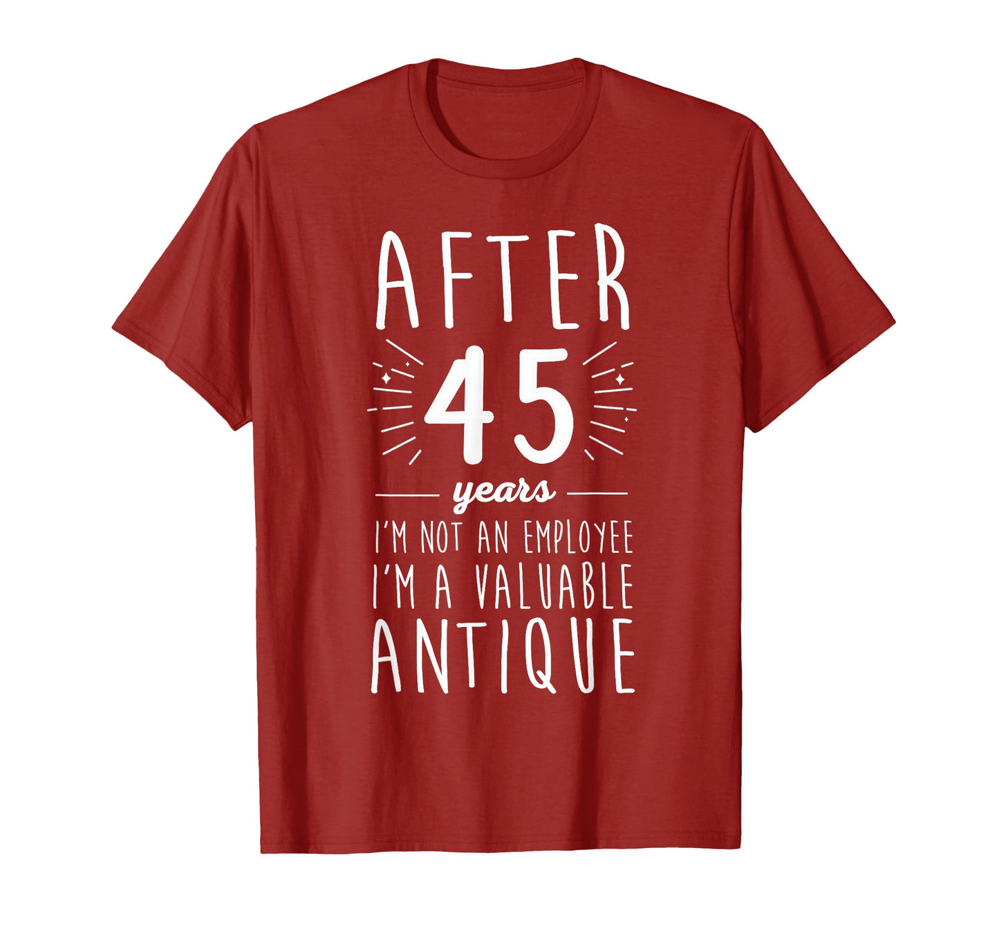 Celebrate 45 Years Work Anniversary Fun 45 Years of Service T-Shirt