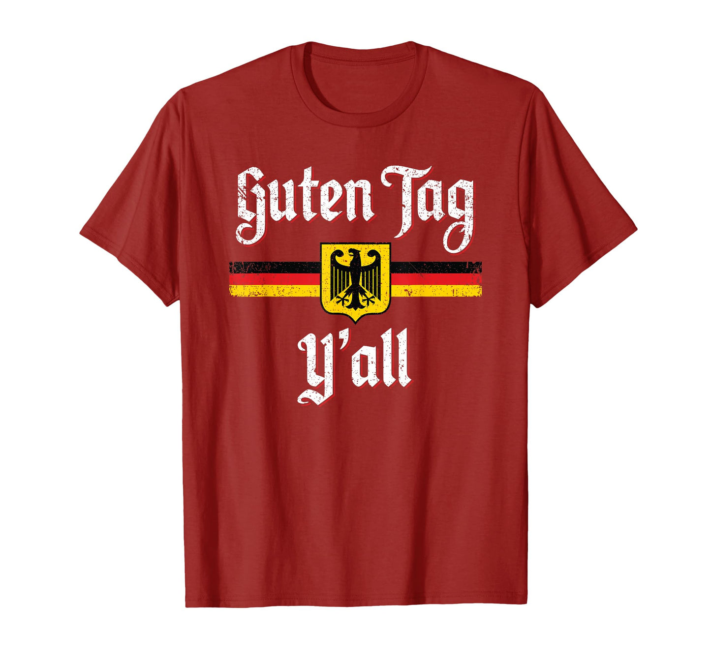 Oktoberfest German Flag Prost Guten Tag Y'all T-Shirt