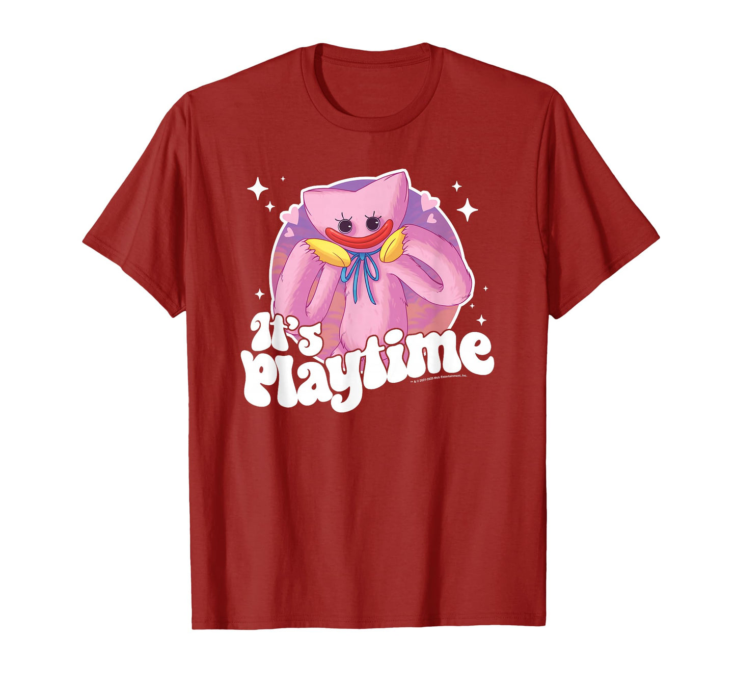 Poppy Playtime Kissy Missy It's Playtime Lovely Portrait T-Shirt