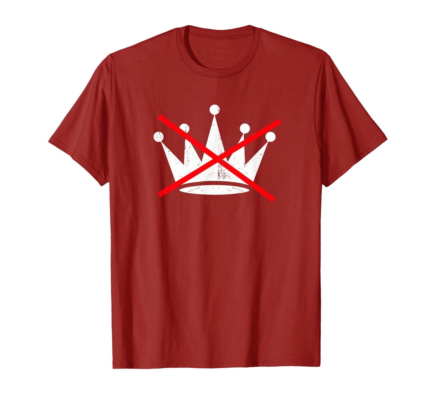 No Kings in America Vintage Distressed Patriotic No Kings T-Shirt