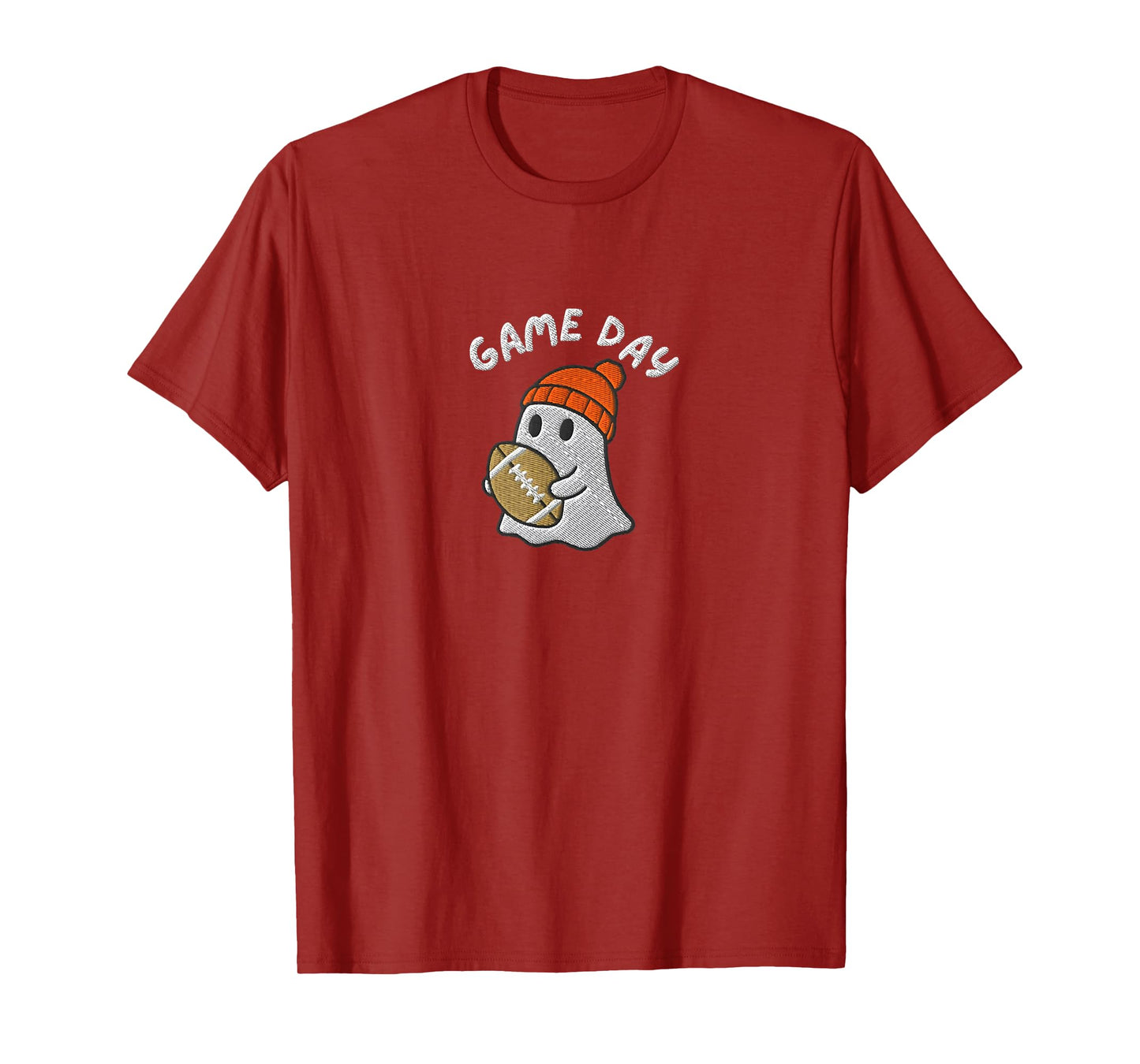 Football Game Day Ghost Halloween T-Shirt
