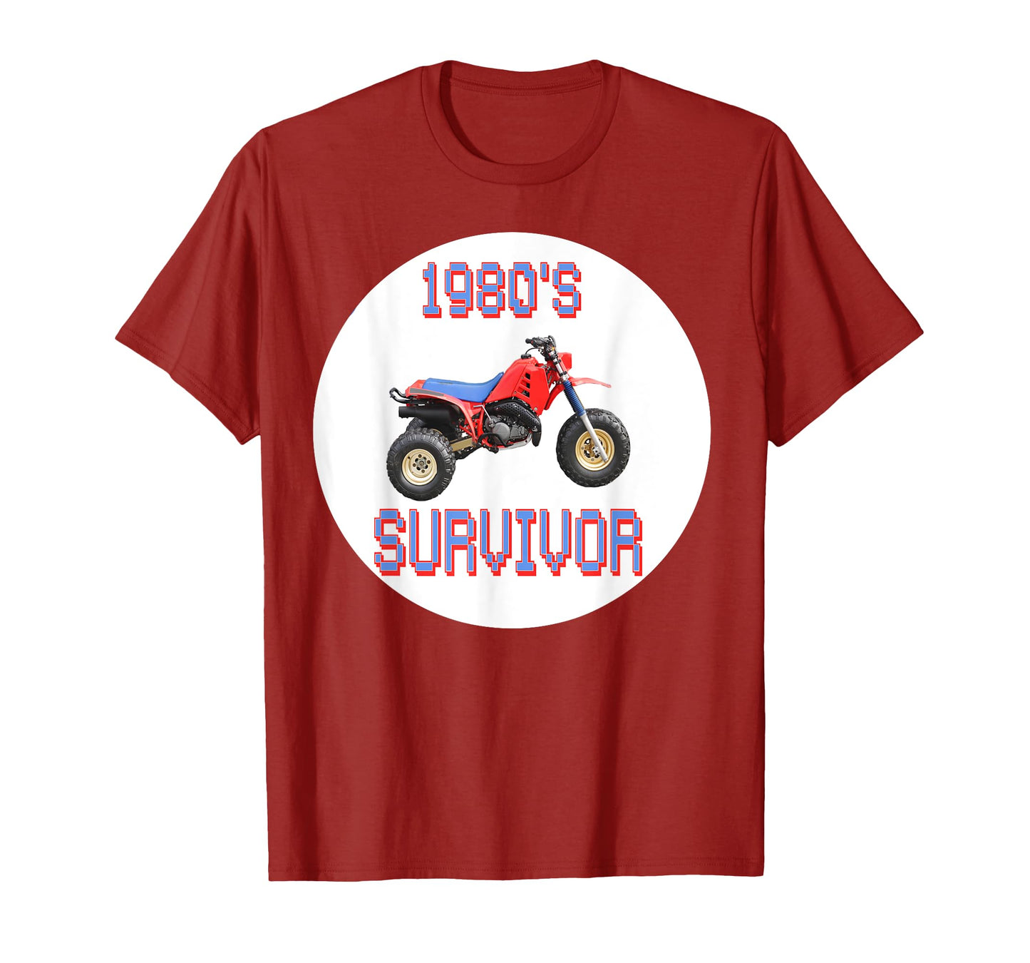 Funny 80's Survivor Three Wheeler T-Shirt