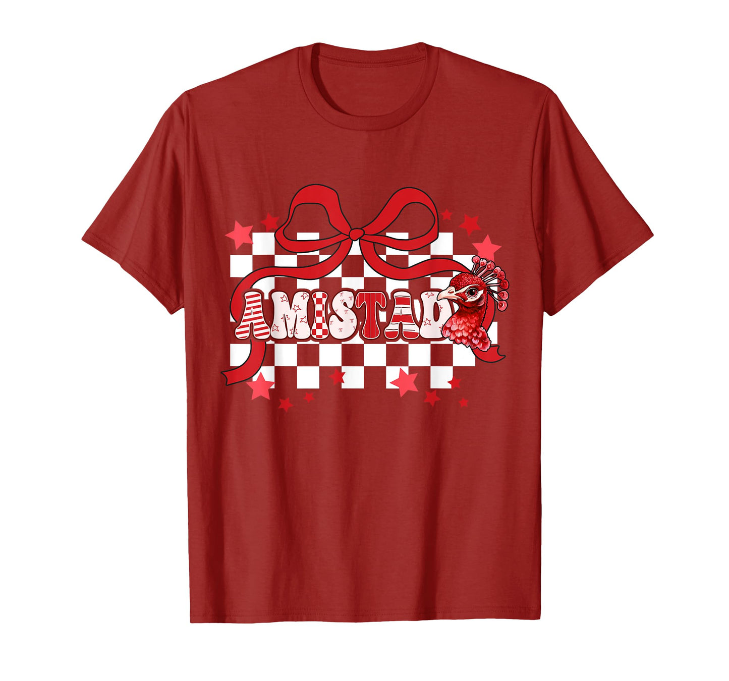 Amistad Coquette Throwback Mascot School Spirit T-Shirt