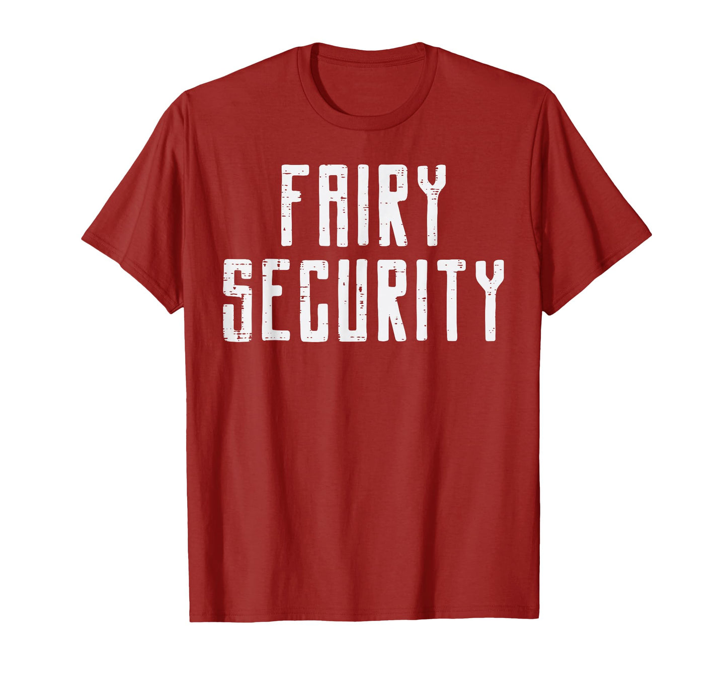Halloween Fairy Security Funny Costume Dad Men Boys Kids T-Shirt