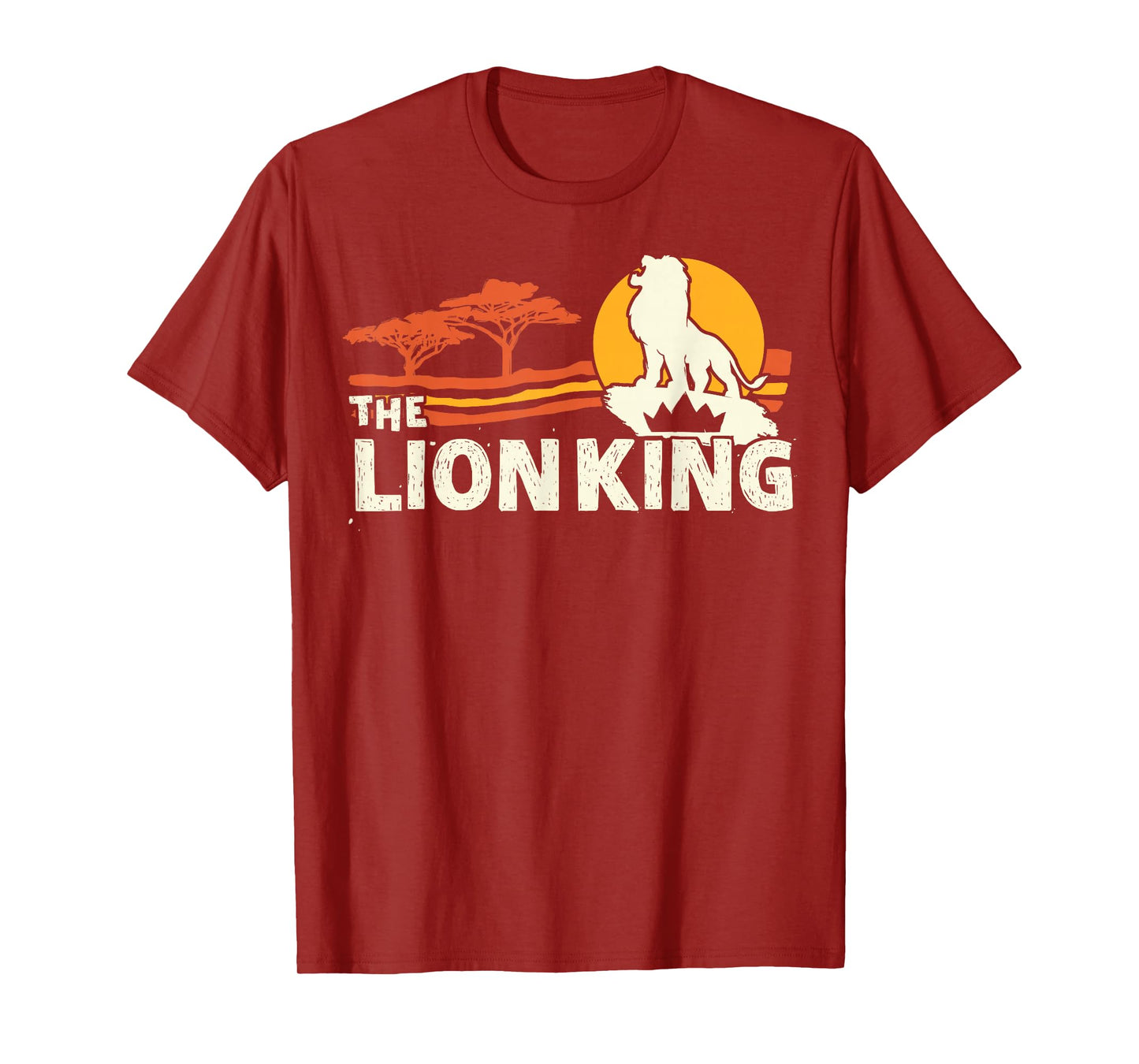 Disney The Lion King Live Action Savannah Sunset Portrait T-Shirt