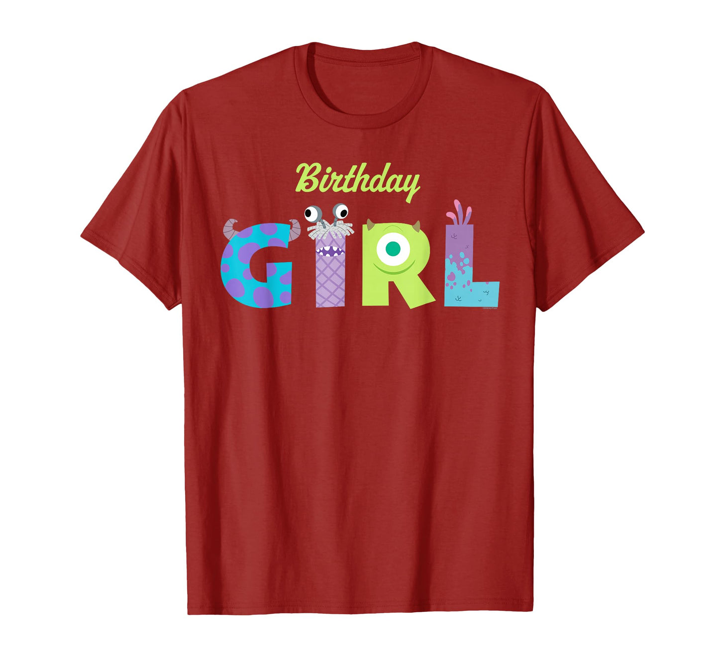 Disney & Pixar's Monsters, Inc. Birthday Girl Party Gift T-Shirt
