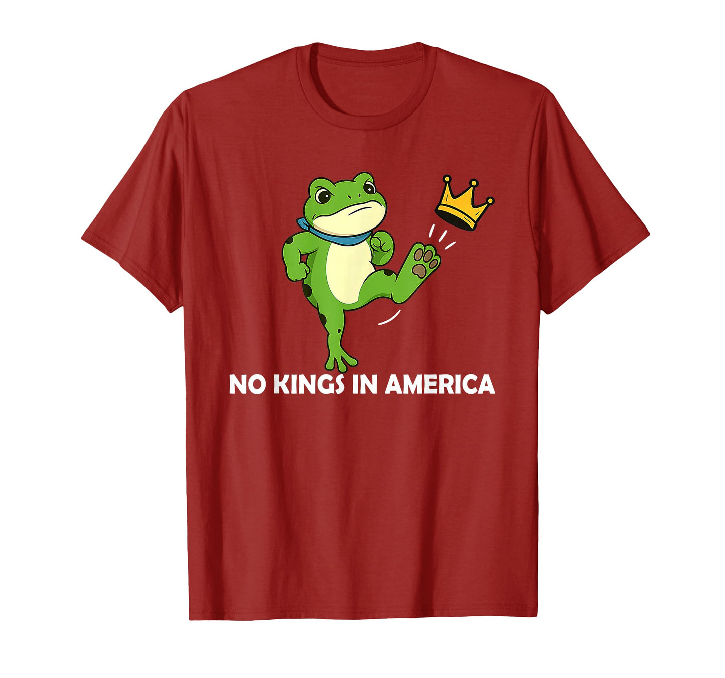 Frog No Kings in America We The People Political T-Shirt