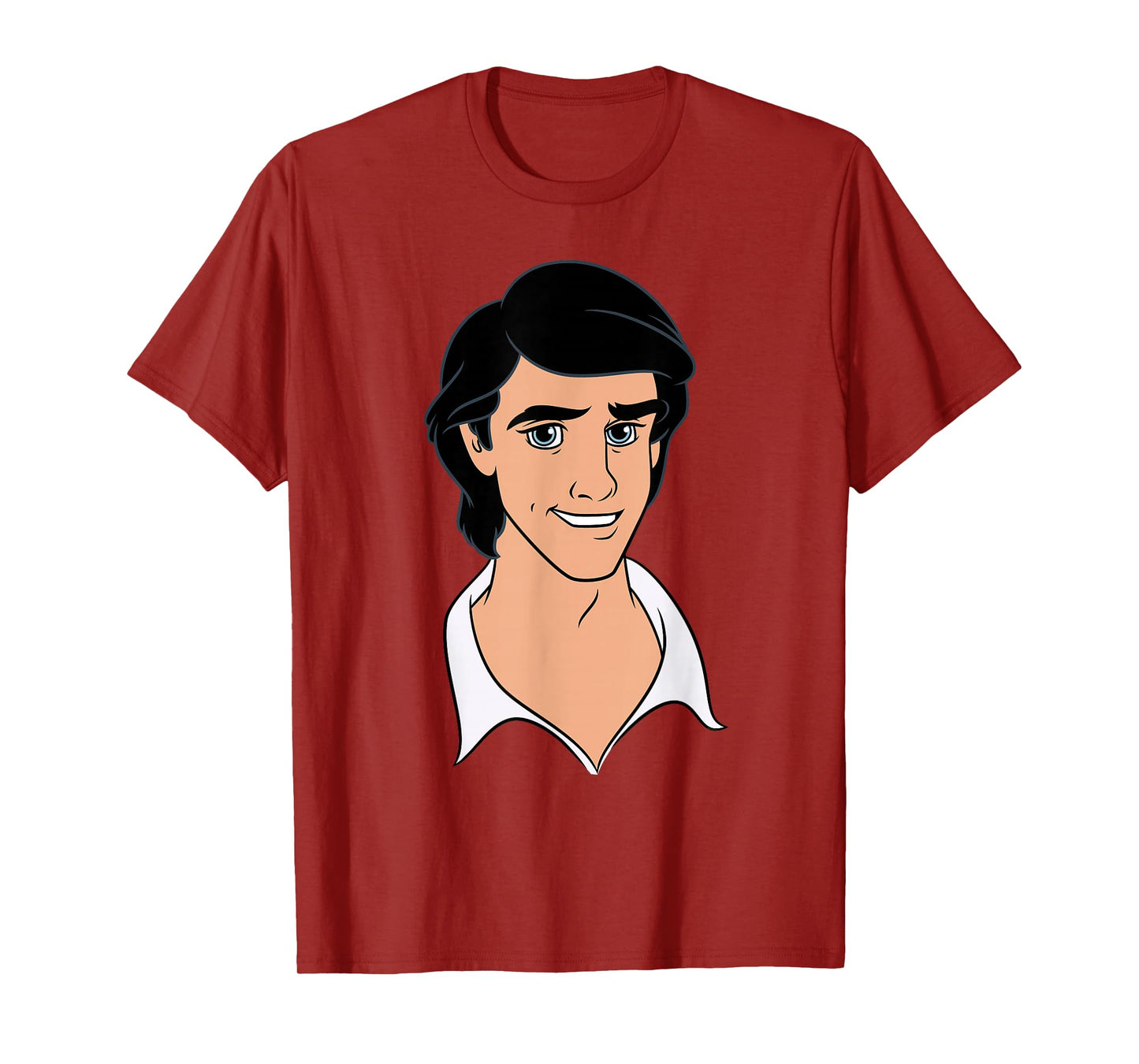Disney The Little Mermaid Prince Eric Big Face Costume T-Shirt