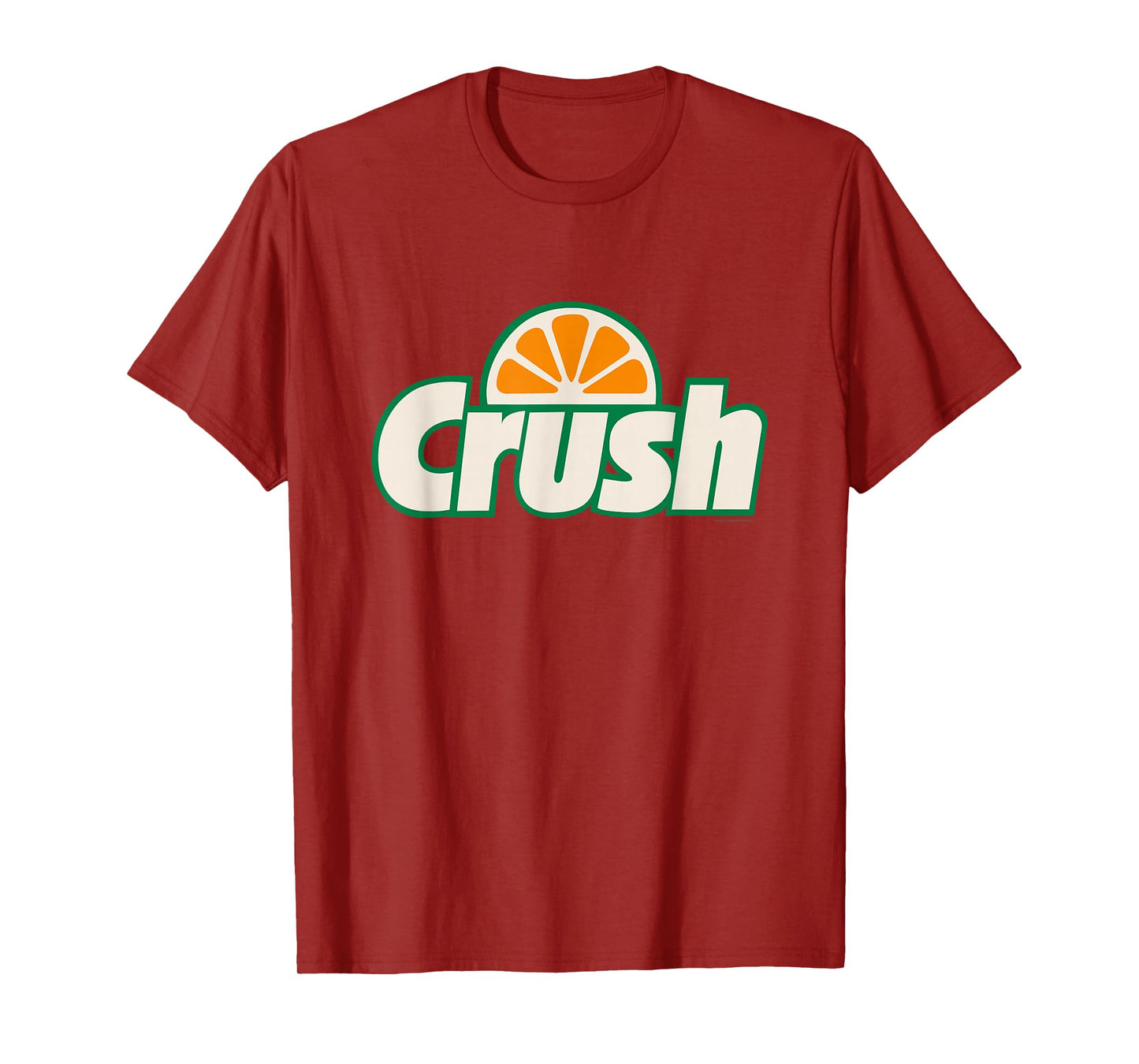 Crush Orange Slice Graphic Throwback Design T-Shirt