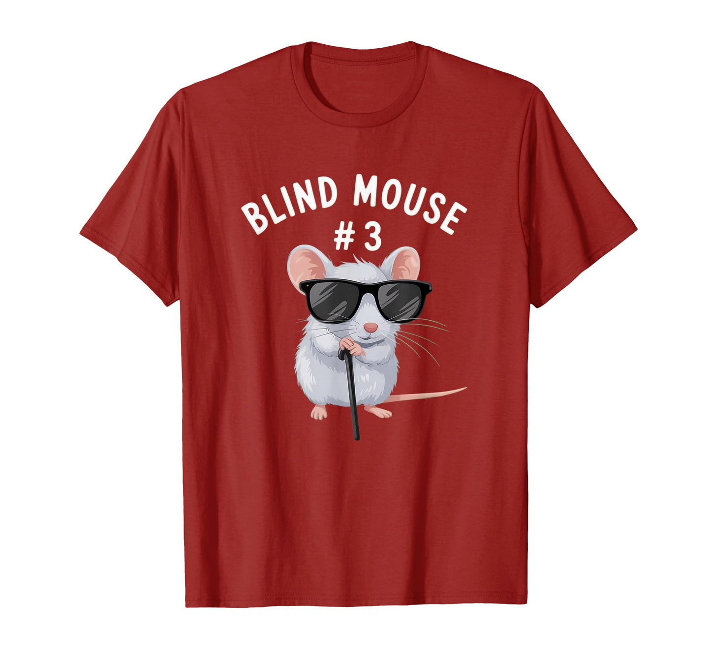 Blind Mouse 3 Three Blind Mice Halloween Costume T-Shirt