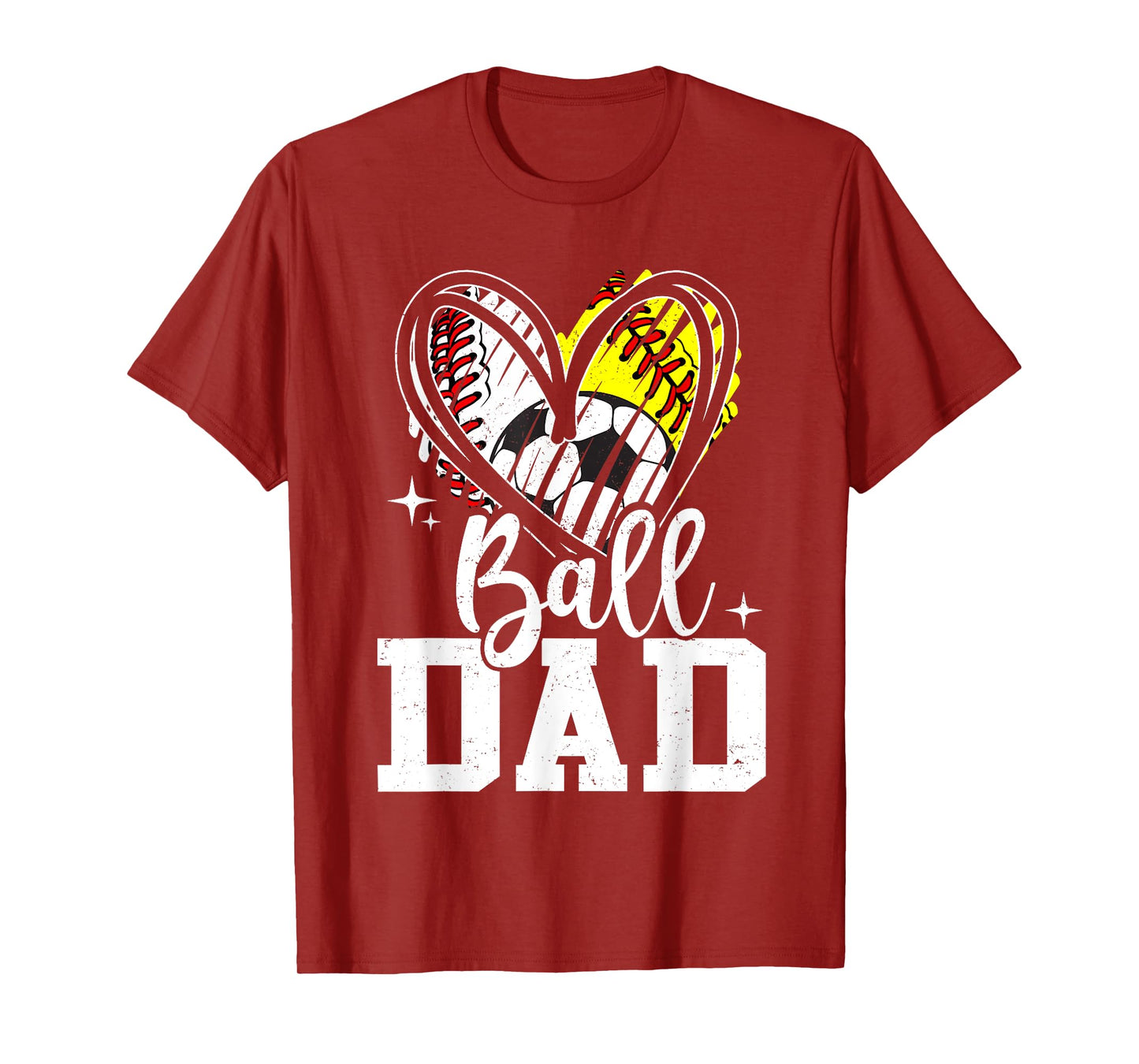 Ball Dad Baseball Softball Soccer Dad T-Shirt