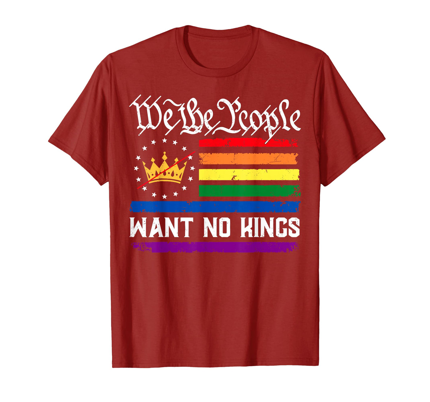 We The People Want No Kings in America Protest T-Shirt