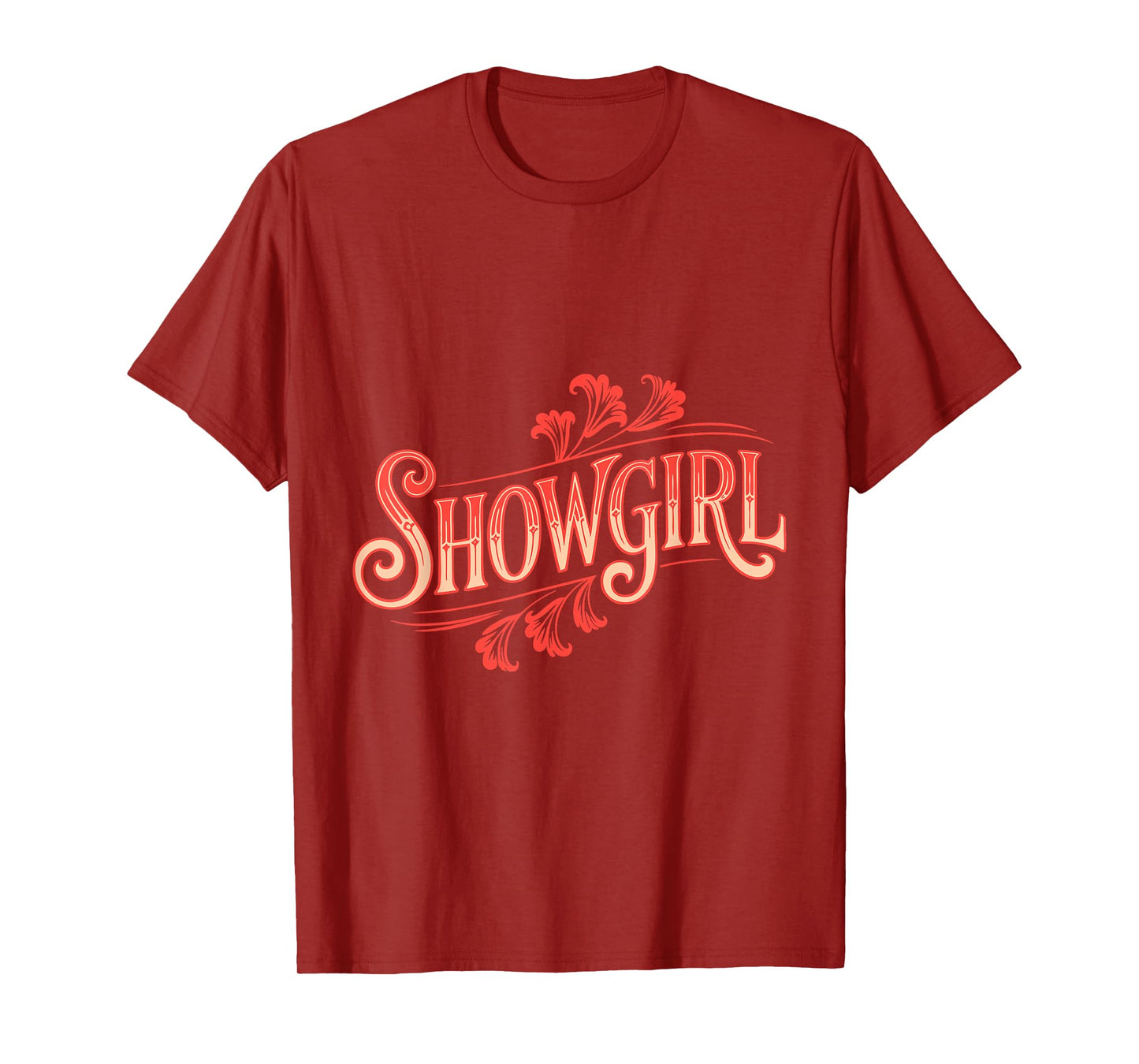 Showgirl Vintage Style Lettering Retro Fashion T-Shirt