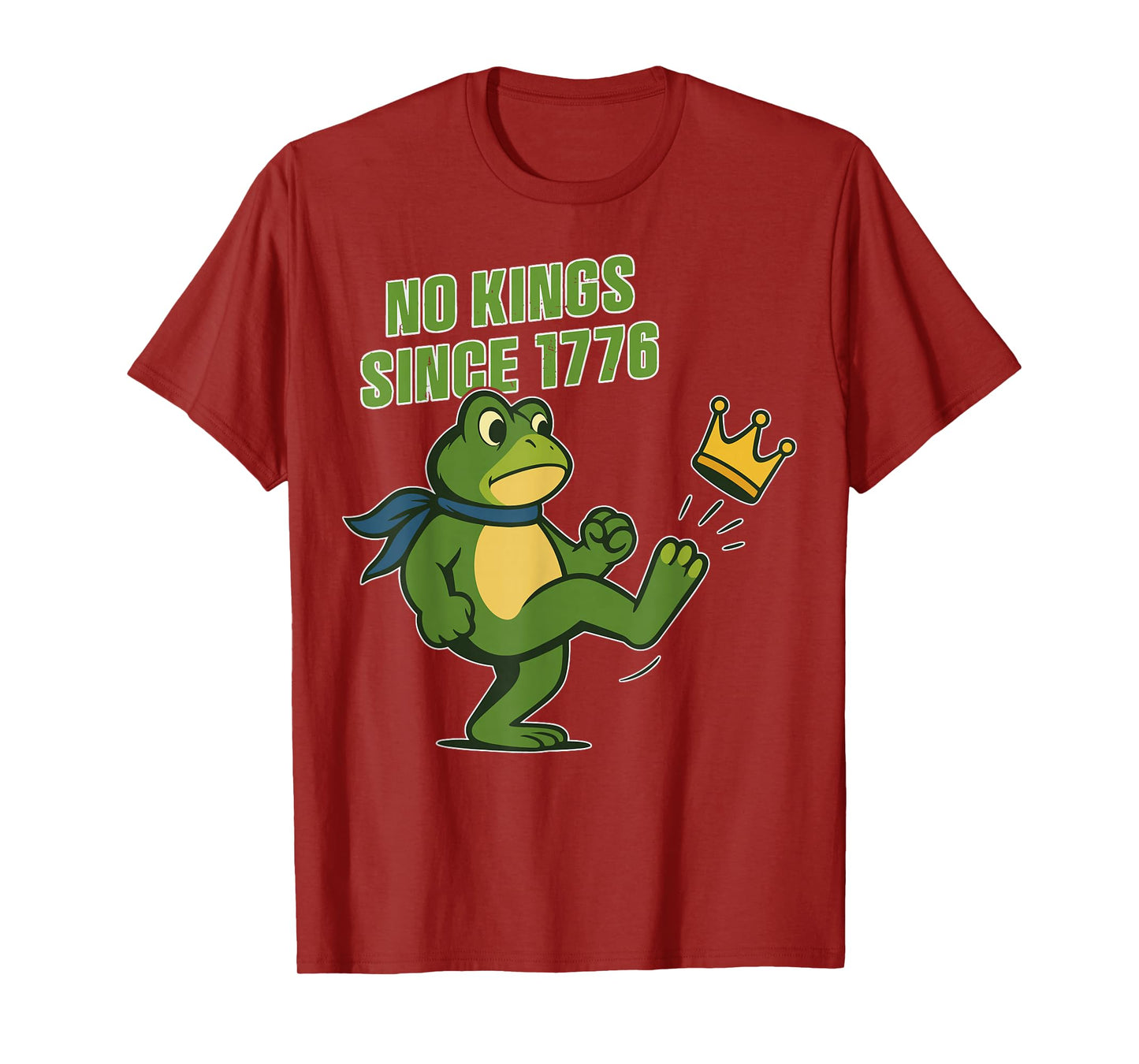 Portland Frog Protest Resist Nope No Kings Since 1776 T-Shirt
