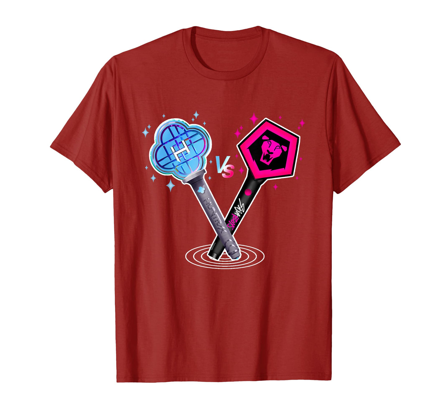 Kpop Demon Hunters Light Sticks Officially Licensed T-Shirt
