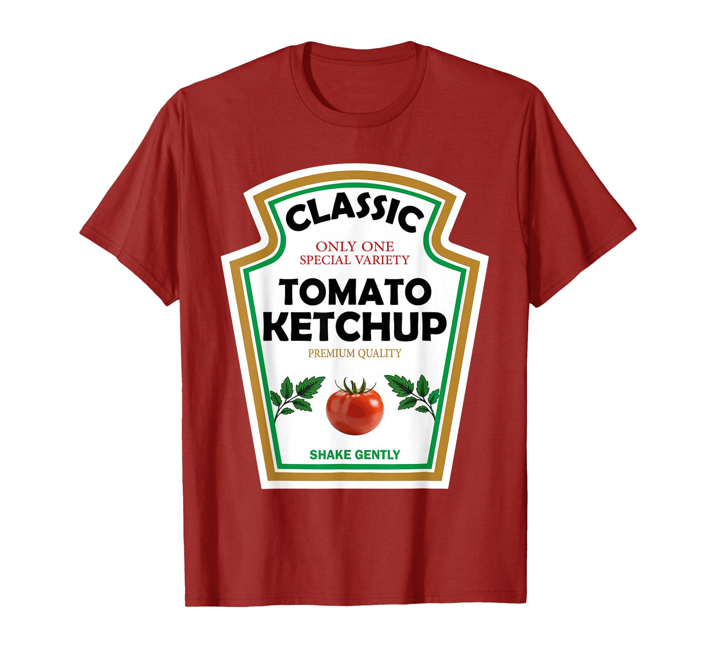 Ketchup Halloween Costume Family Matching Yellow Mustard T-Shirt