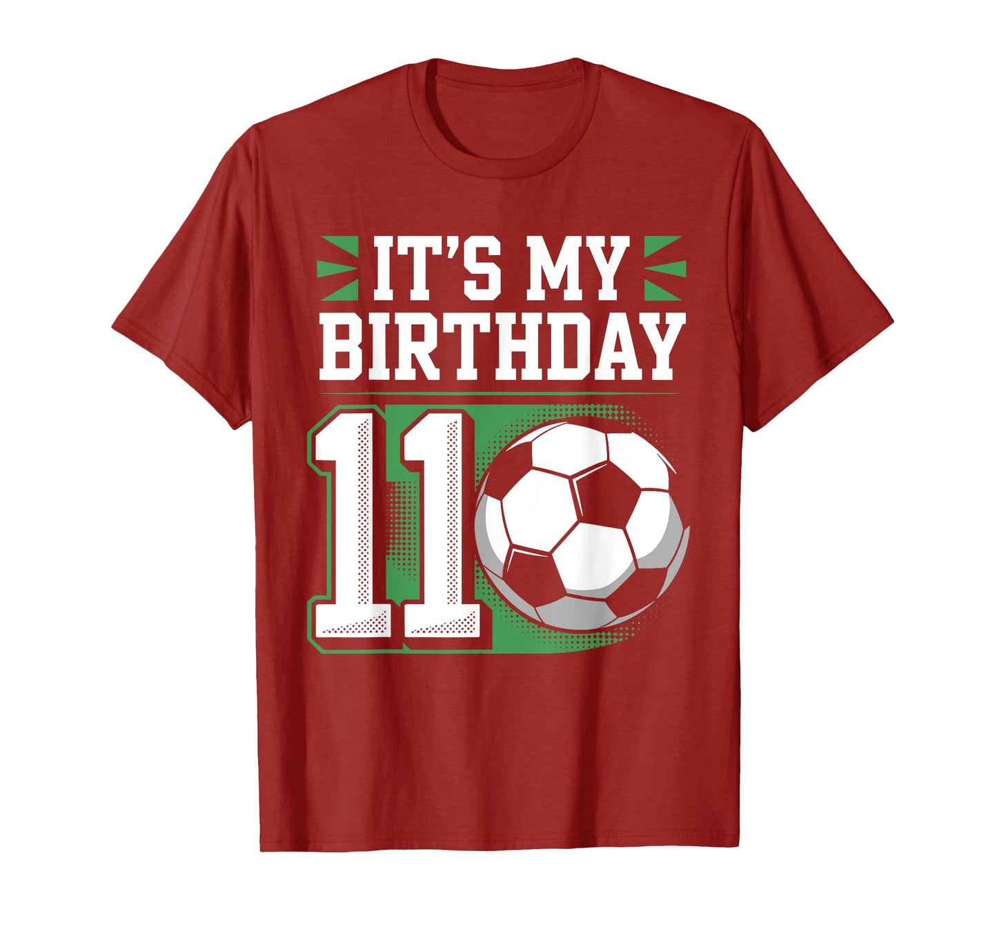 Birthday Boy Tees 11 Soccer Its My 11th Birthday Boys Soccer T-Shirt