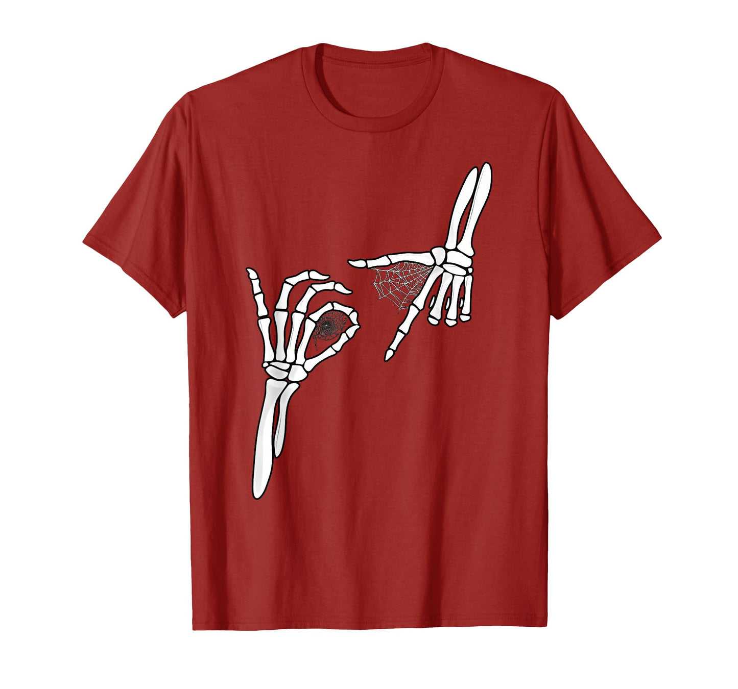 67 Meme Skeleton Hand 6 7 Halloween Six Seven T-Shirt