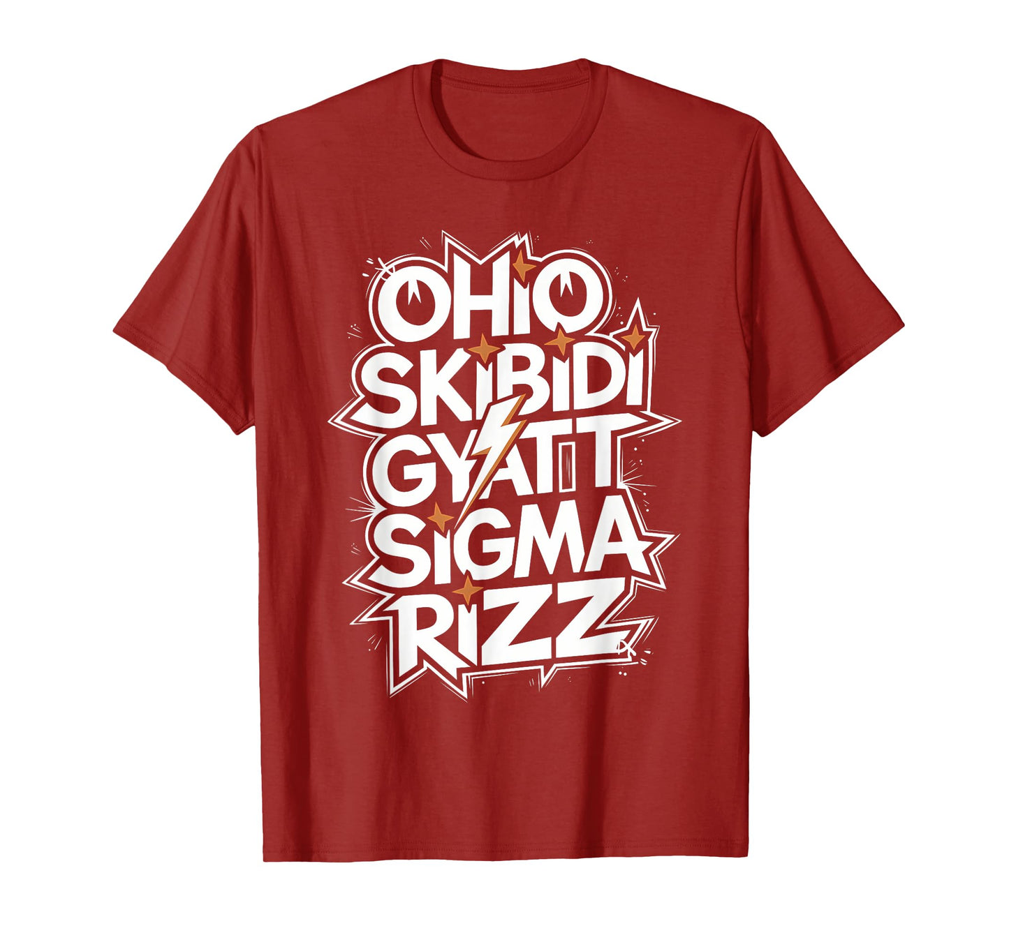 Ohio Skibidi Gyatt Sigma Rizz brainrot Funny Rizzler Meme T-Shirt