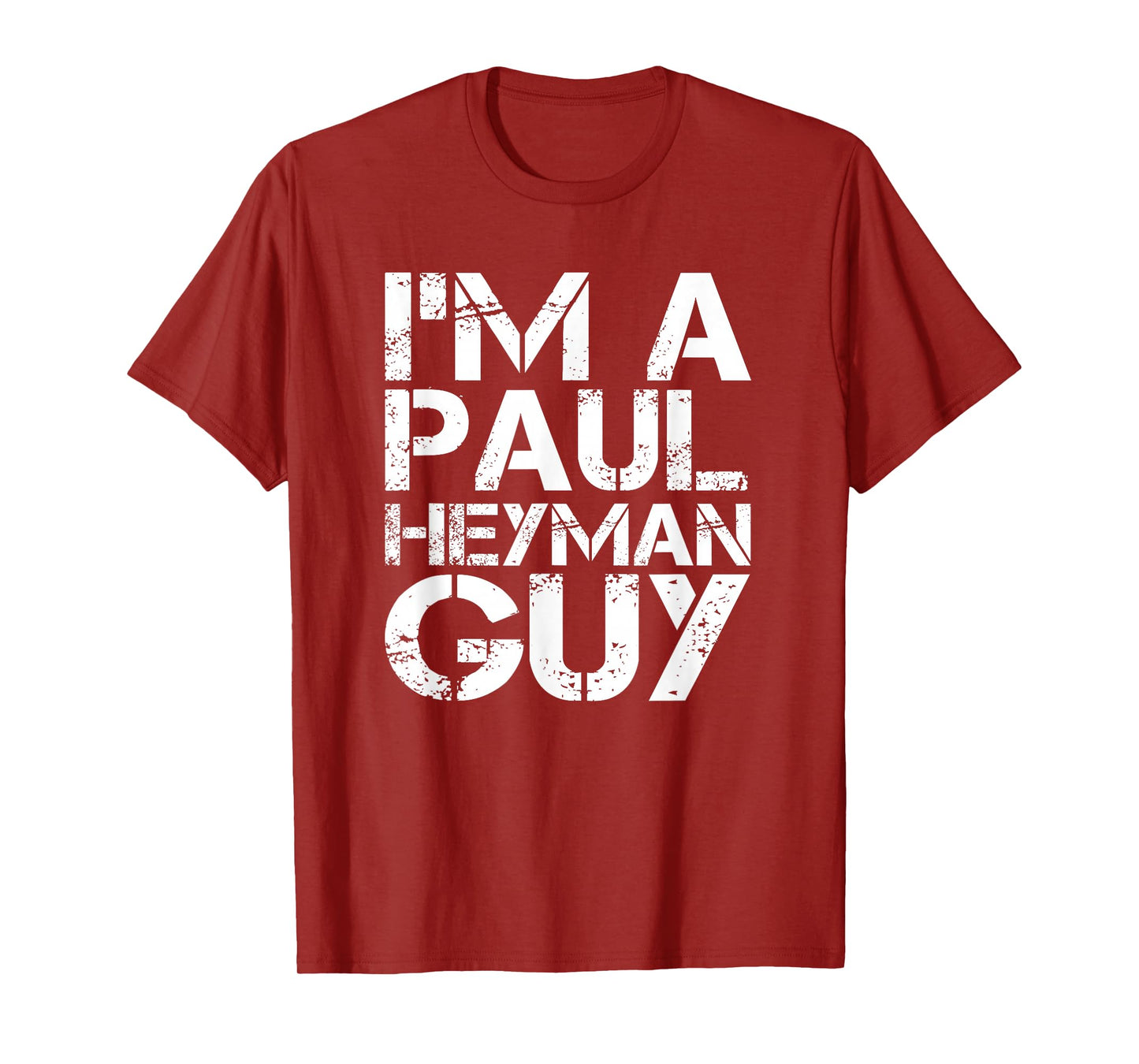 Vintage Quote Im A Paul Meme Heyman Guy Retro Basic T-Shirt - Unisex-Adults - Black - Small - Short Sleeve - T-Shirt