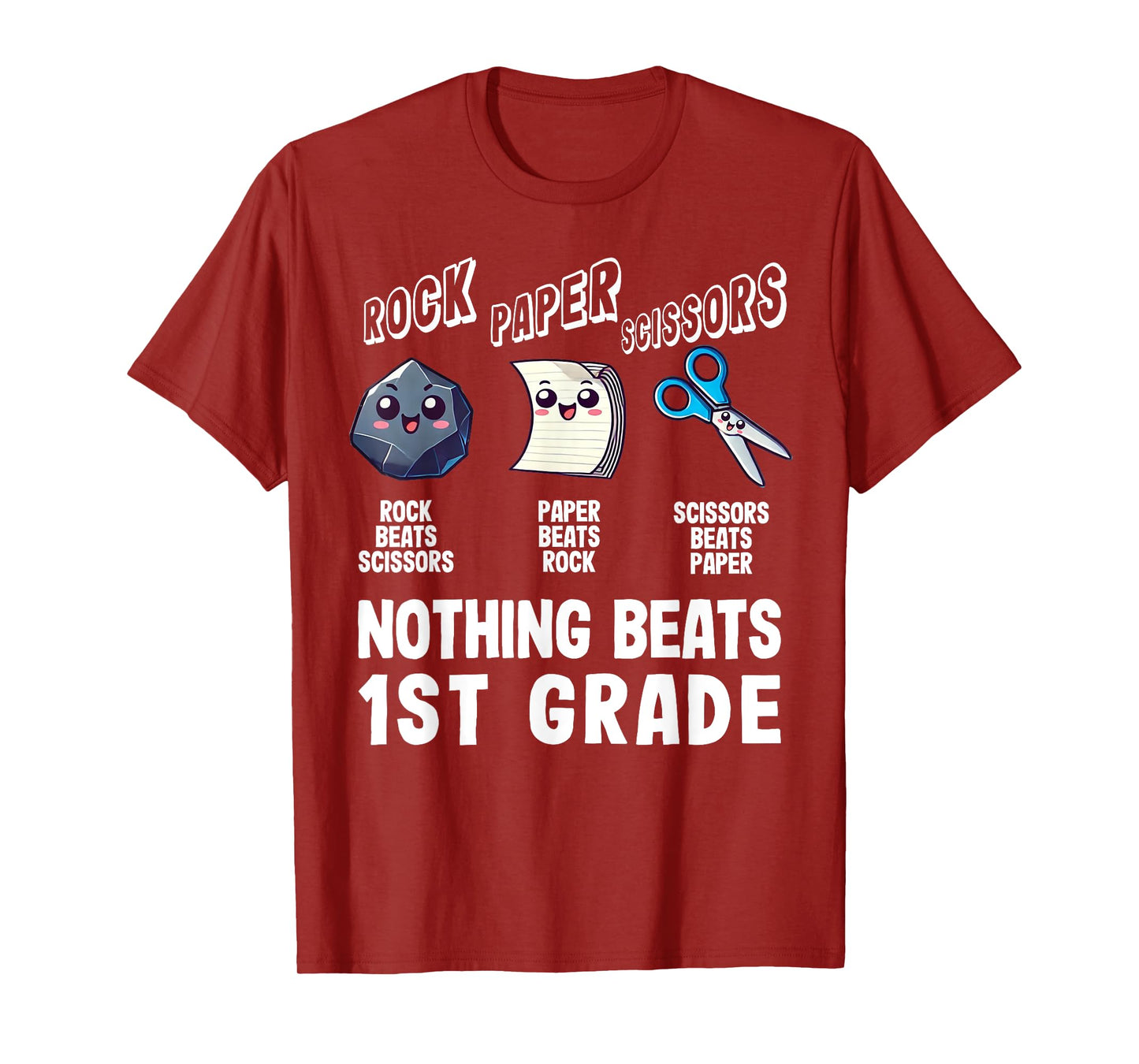 Funny Nothing Beats 1st First Grade Student or Teacher T-Shirt