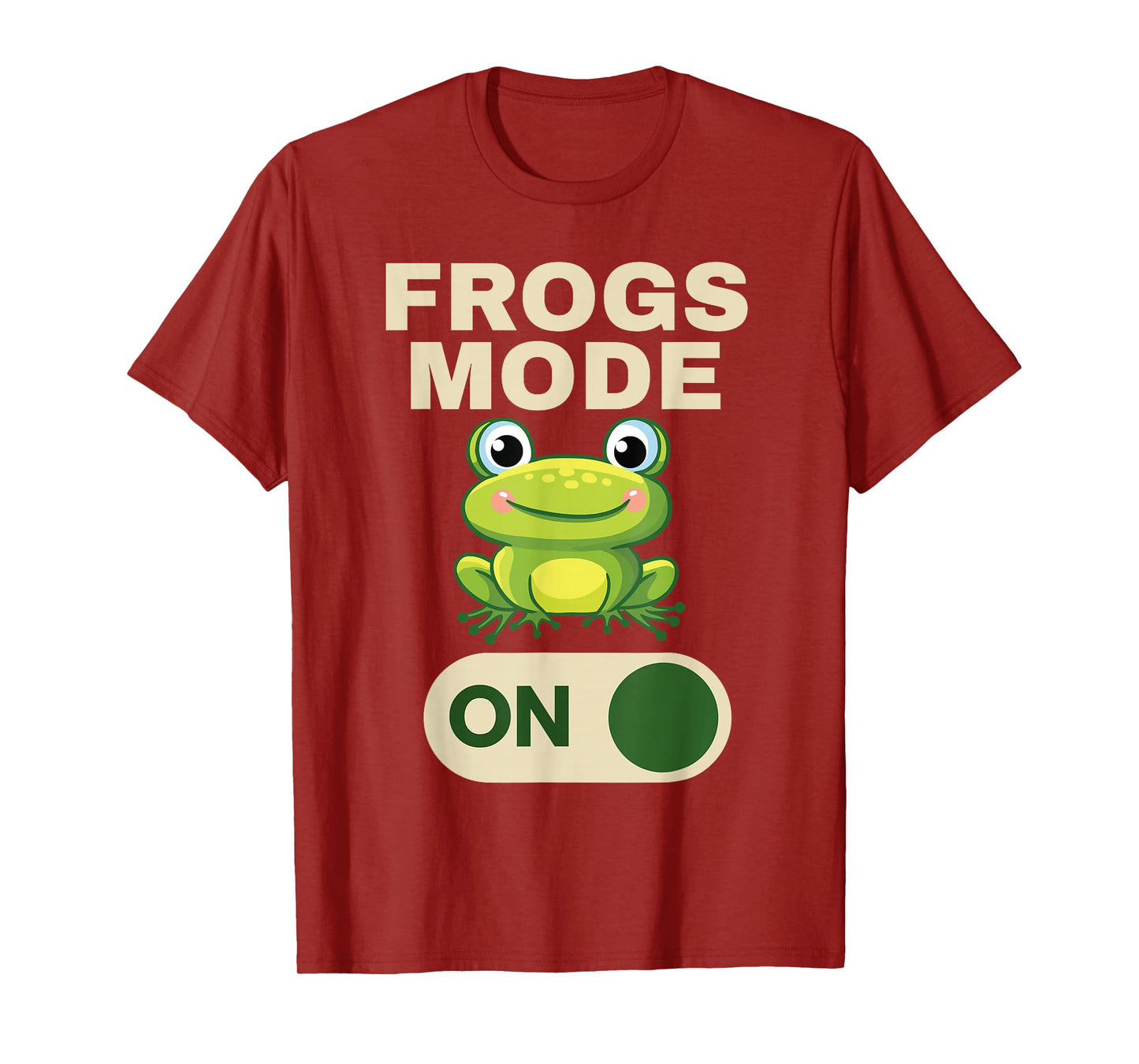 Frog Mode ON Cute Retro Frogs Lover T-Shirt