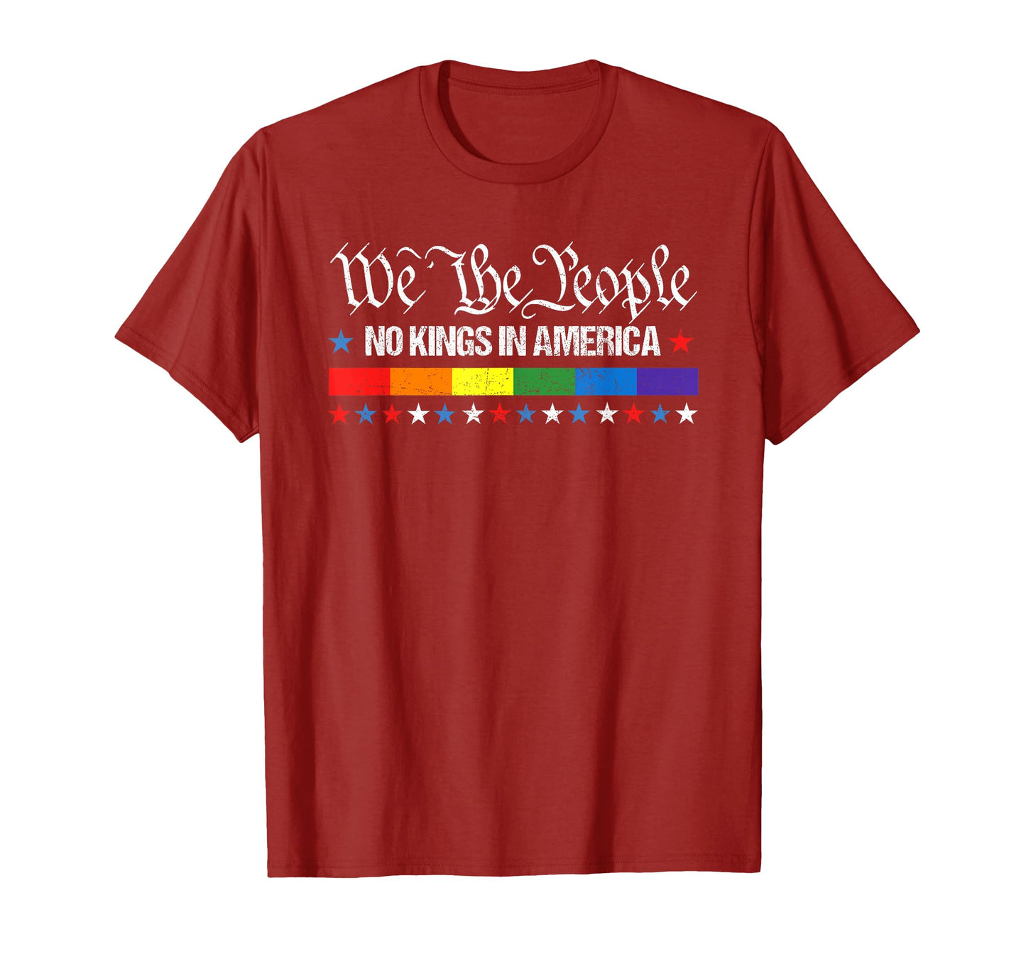 We The People No Kings in America Funny Political T-Shirt