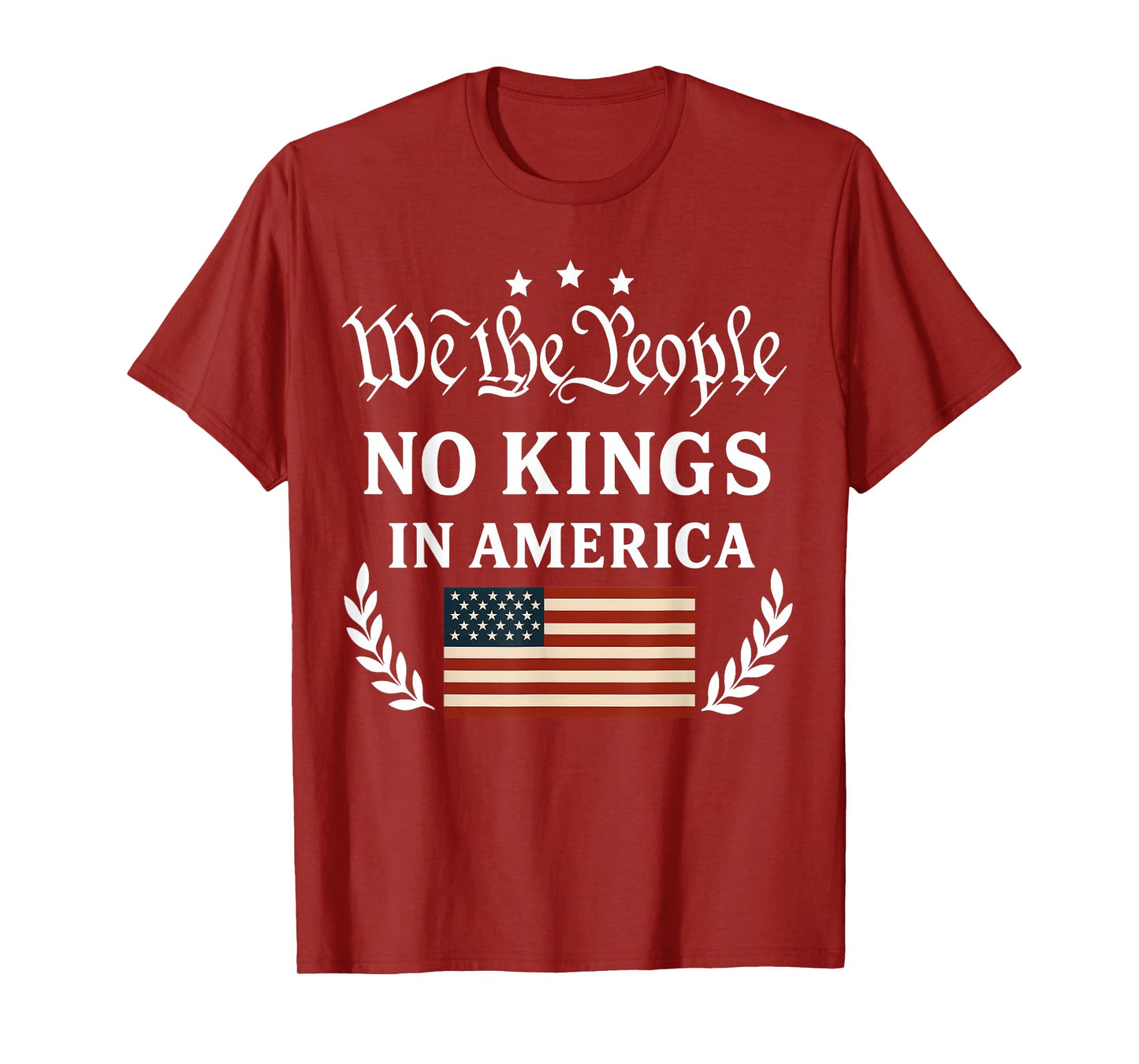 No Kings in America We The People, Political T-Shirt