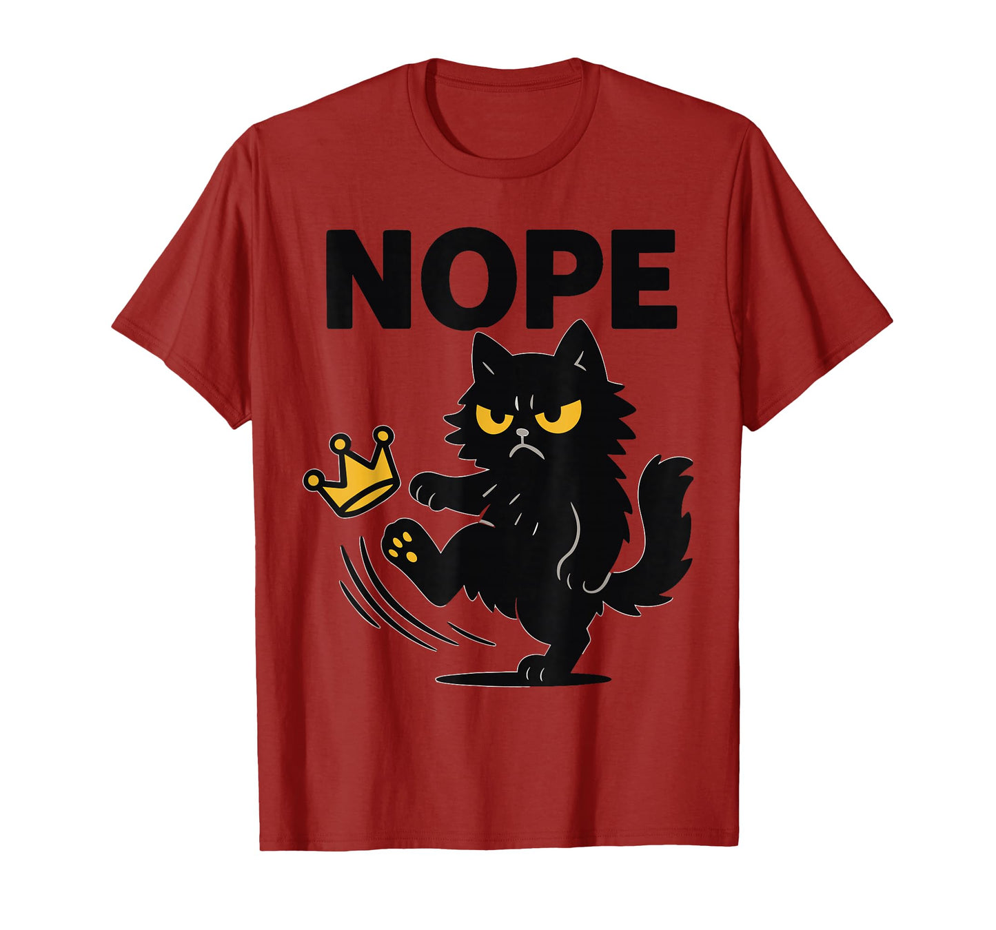 No Kings Nope Retro American Freedom Design T-Shirt