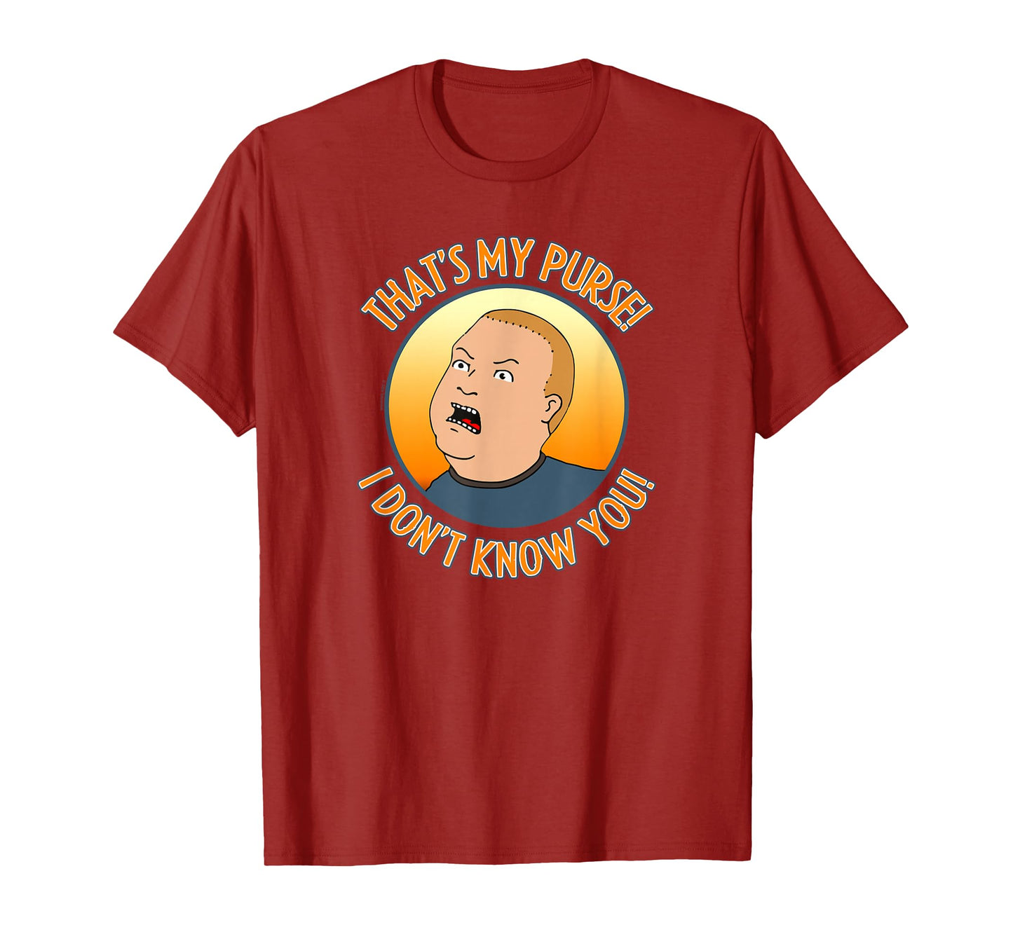 King of the Hill Bobby That's My Purse Yell Cartoon T-Shirt