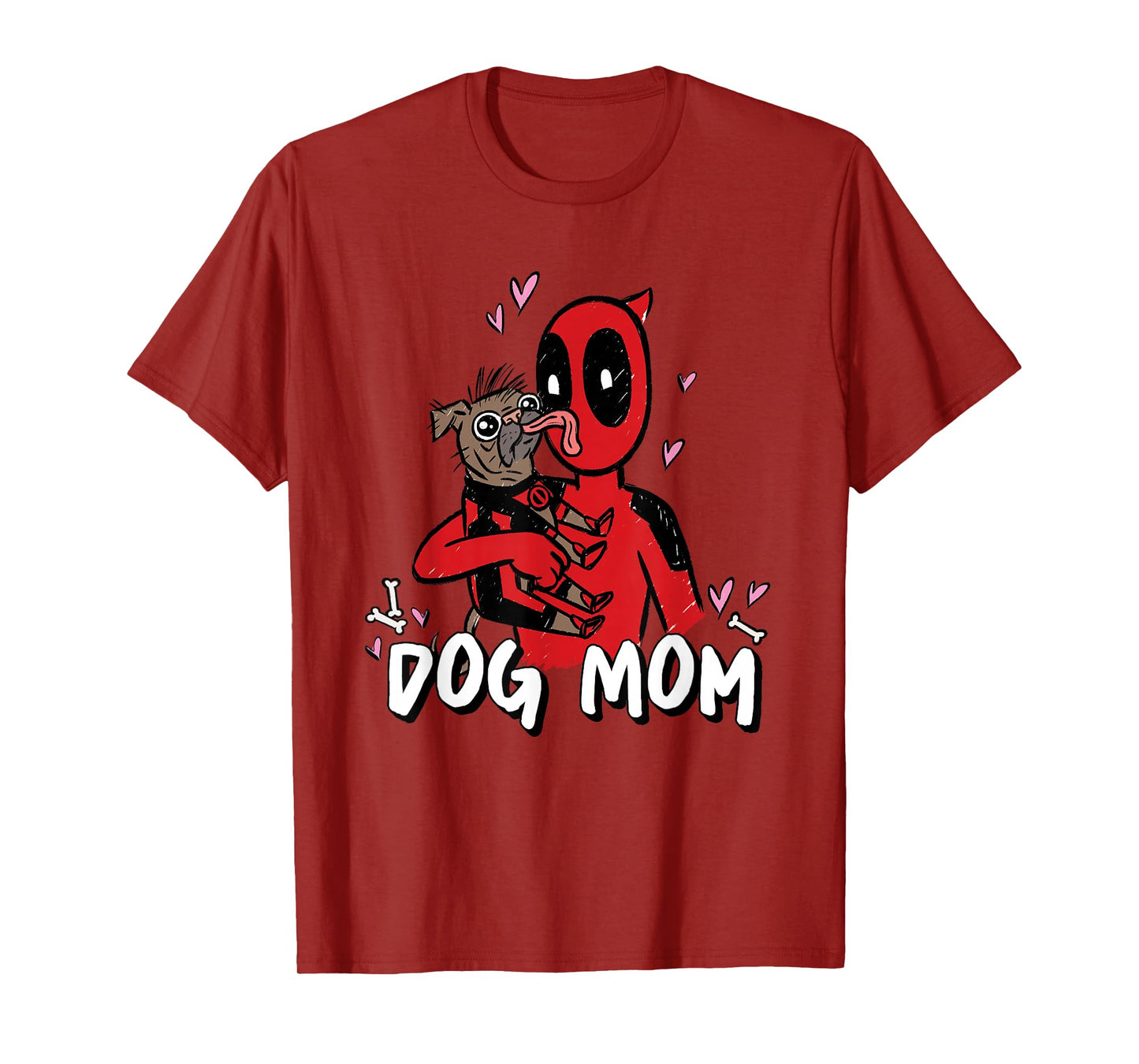 Marvel Super Heroes Pets Deadpool Loves Dogpool Dog Mom T-Shirt
