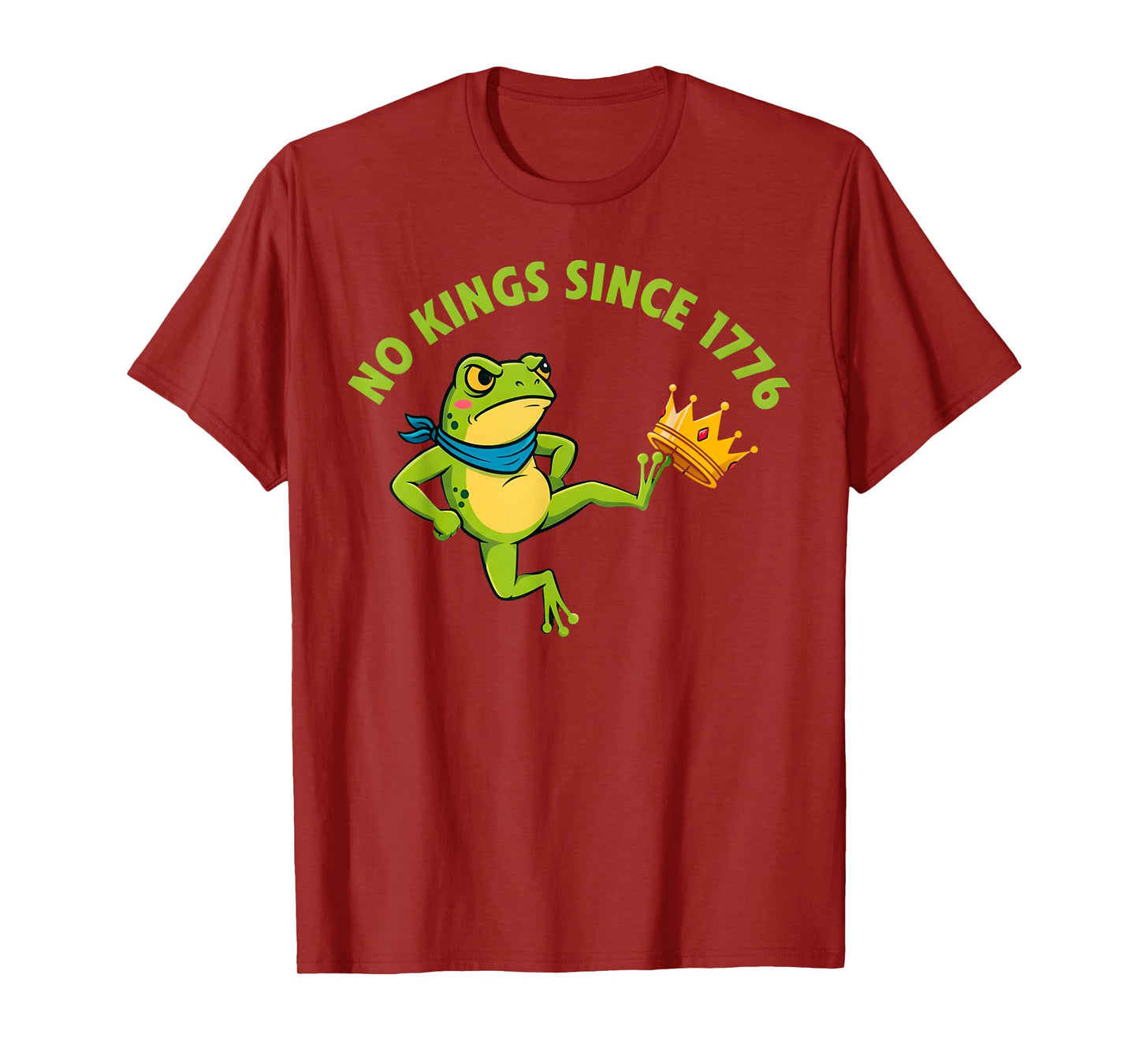 Frog Protest No Kings in America T-Shirt