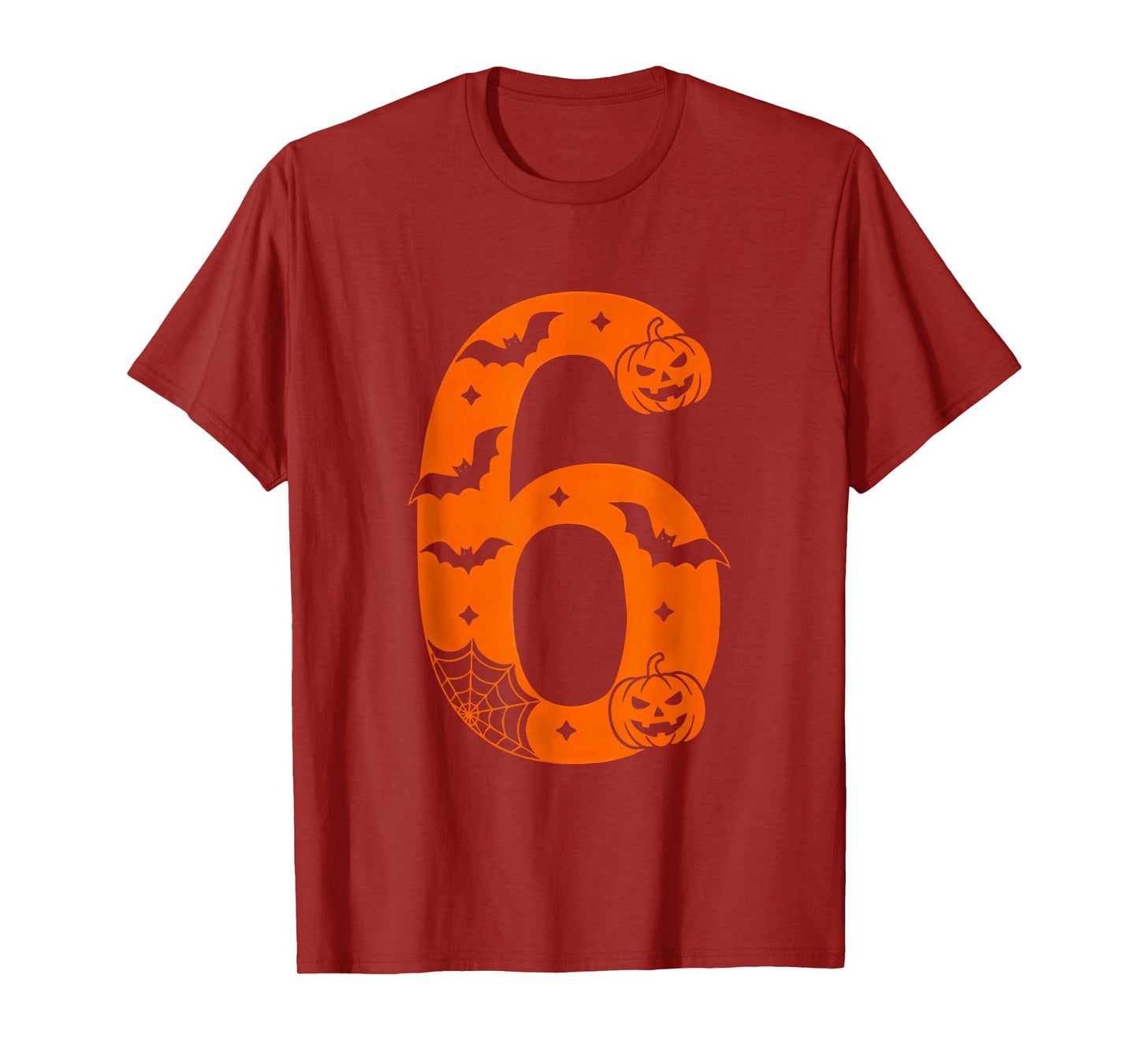 Number 6 Funny Six Seven Meme Halloween T-Shirt