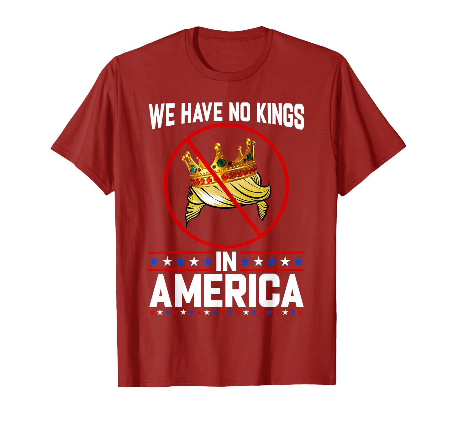 No Kings In America Save Democracy I Dissent Anti Trump T-Shirt